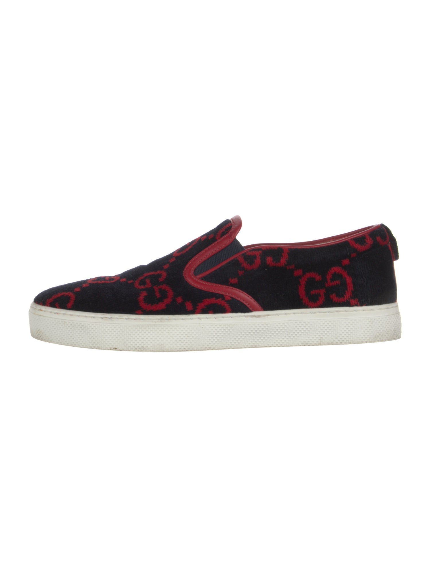 Gucci Velvet Printed Espadrilles