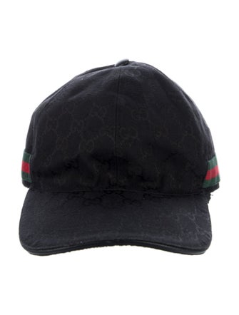 Gucci Black patterned baseball cap