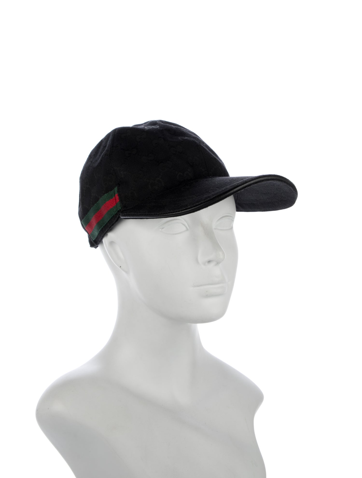 Gucci Black patterned baseball cap