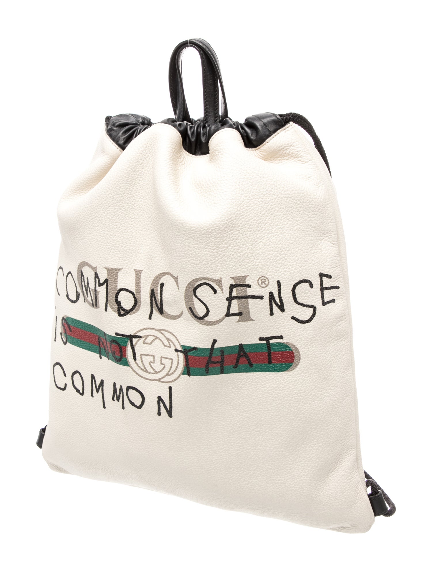 Gucci Web x Coco Capitan Logo Drawstring