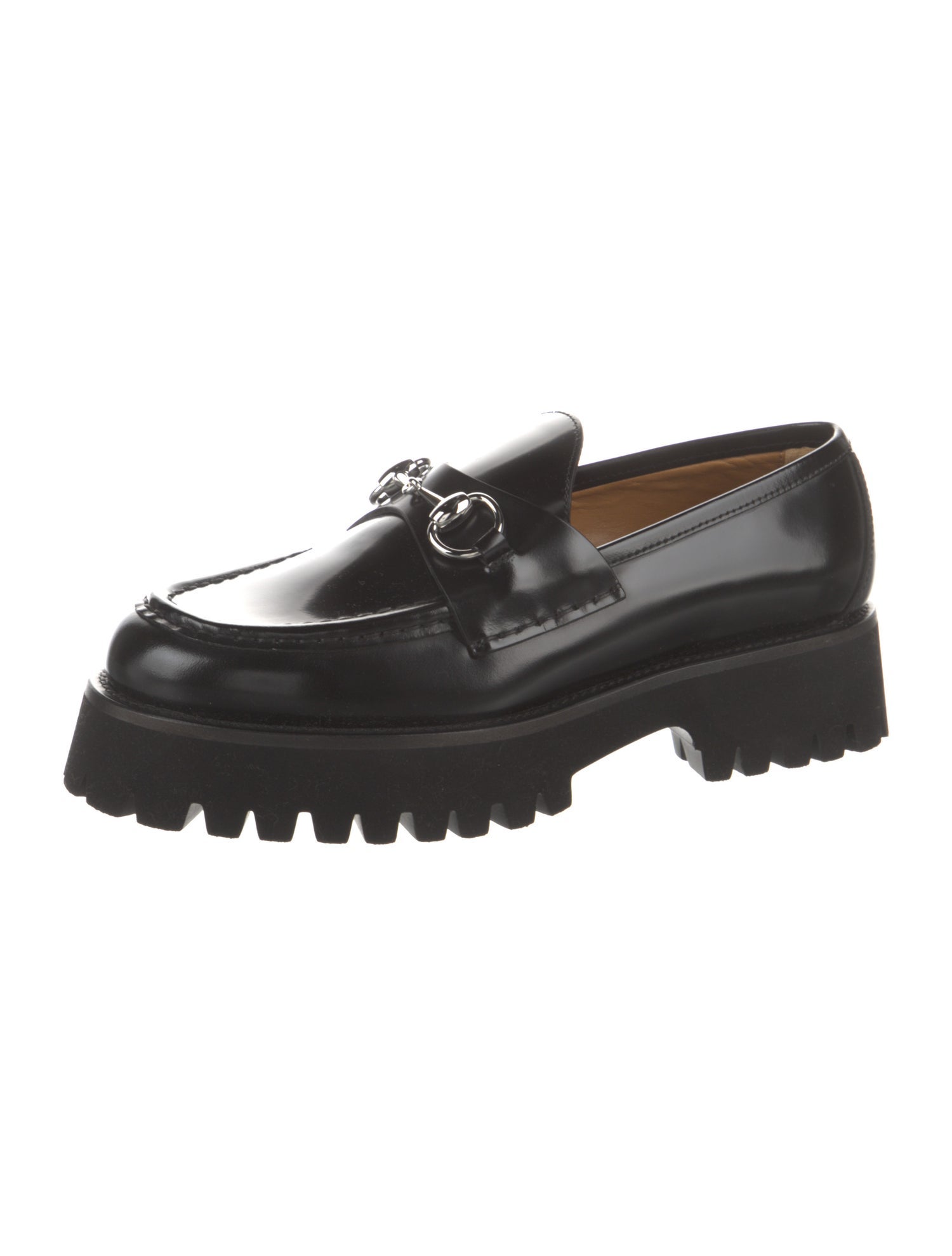 Gucci Horsebit Accent Patent Leather Loafers w/ Tags