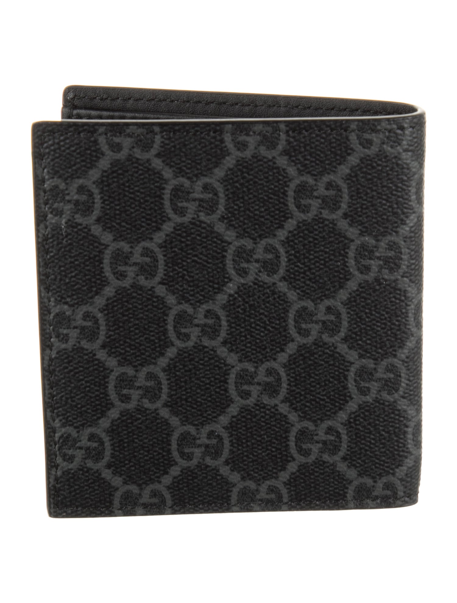 Gucci GG Emblem Bi-Fold GG Supreme Bifold Wallet