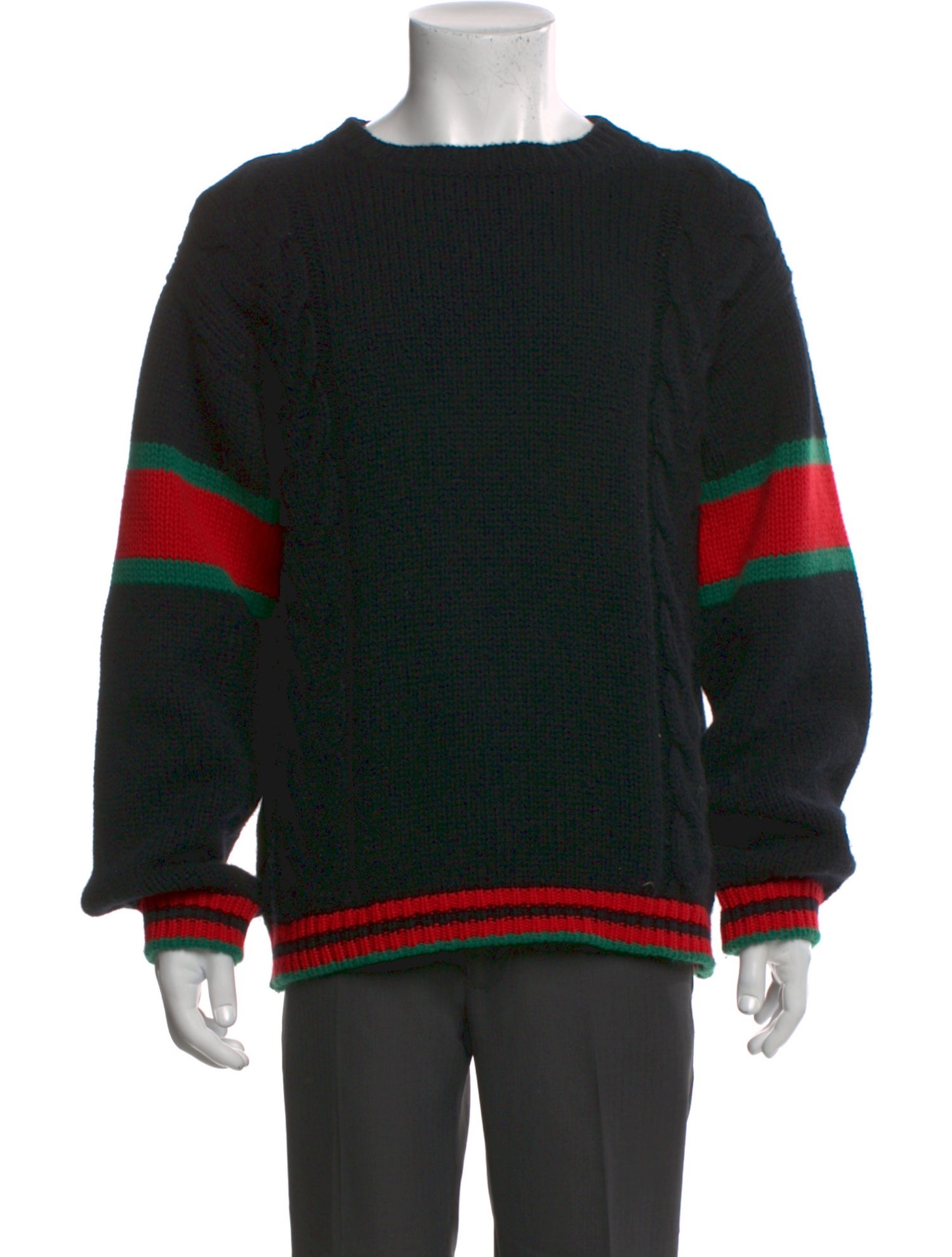 Gucci 2018 Web Accent Pullover