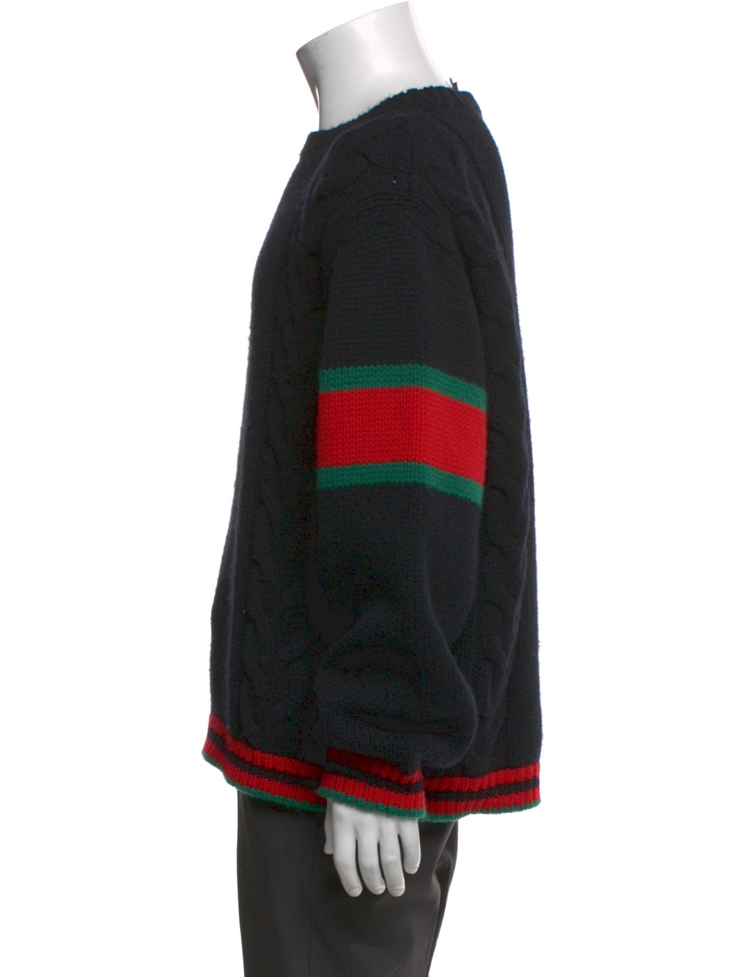Gucci 2018 Web Accent Pullover