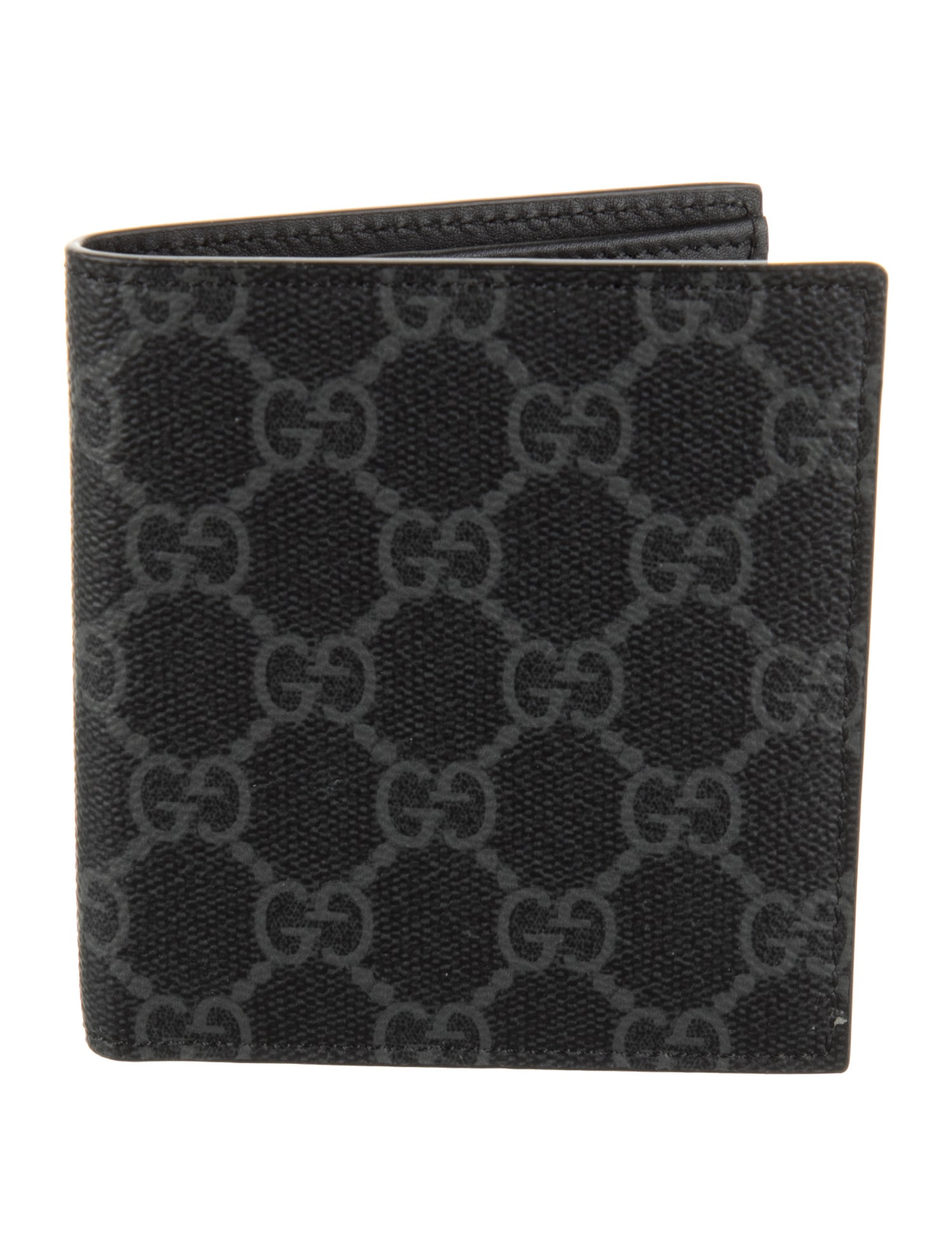 Gucci GG Emblem Bi-Fold GG Supreme Bifold Wallet