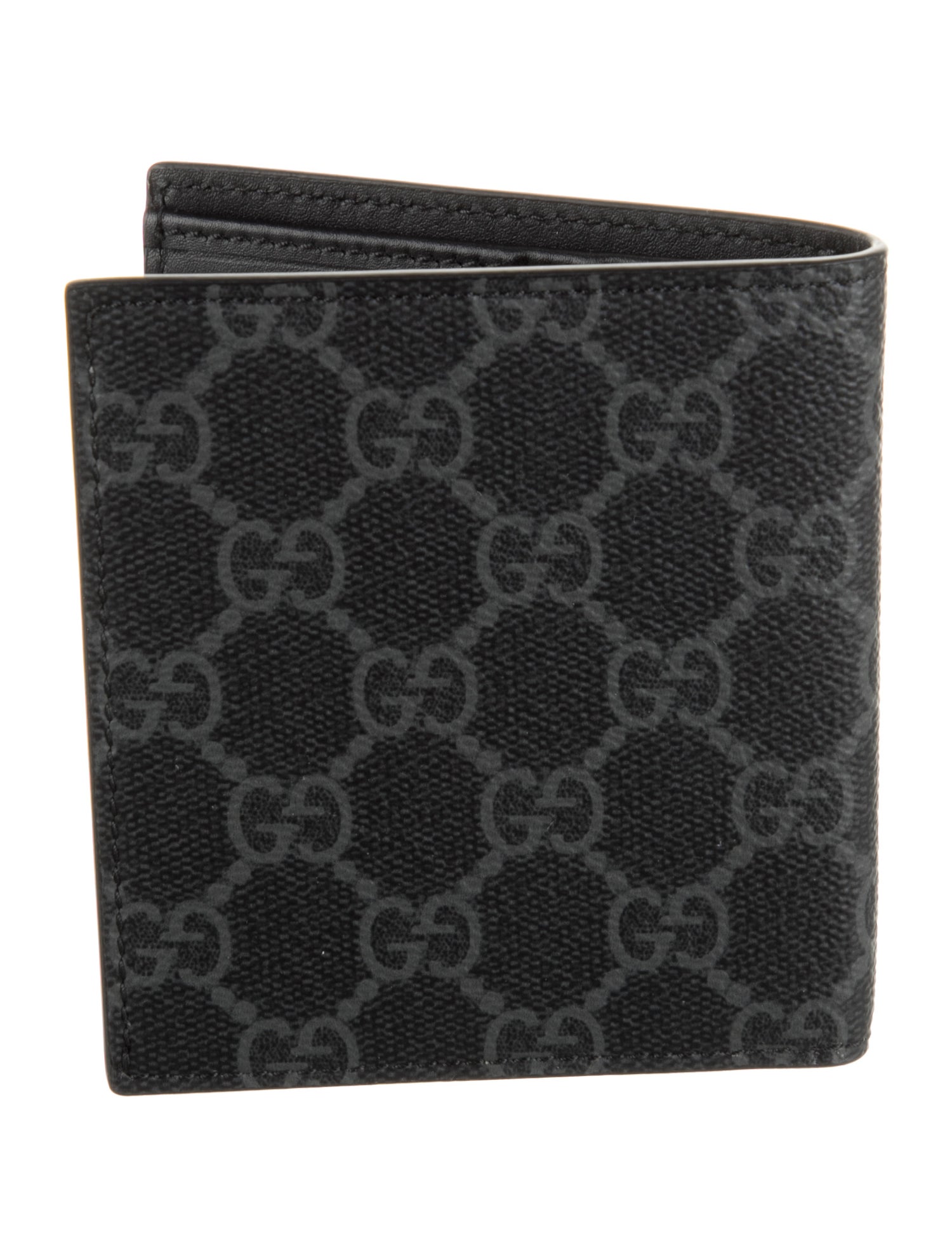 Gucci GG Emblem Bi-Fold GG Supreme Bifold Wallet
