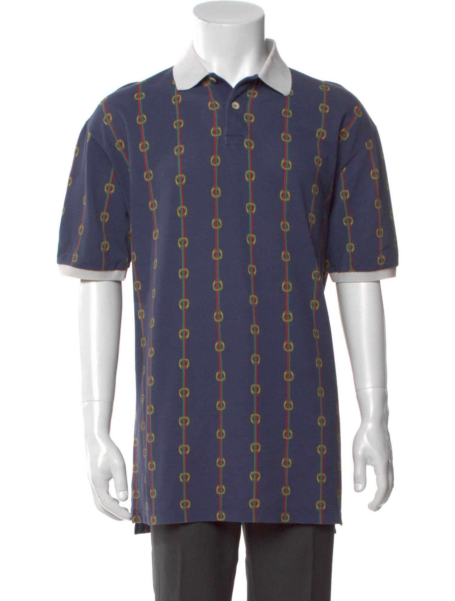 Gucci 2019 Web Accent Polo Shirt