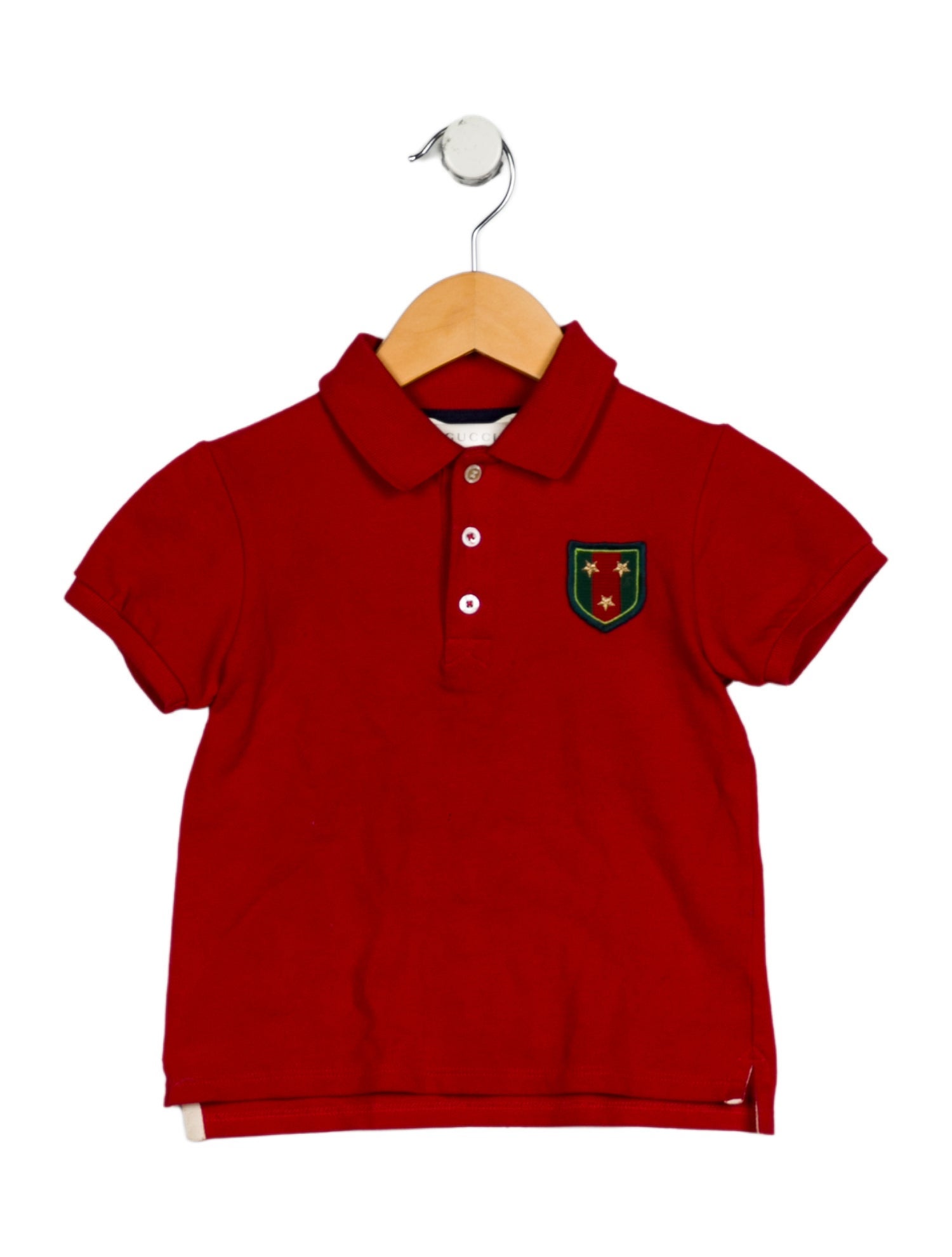 Gucci Toddler Boys' Embroidered Short Sleeve Polo Shirt