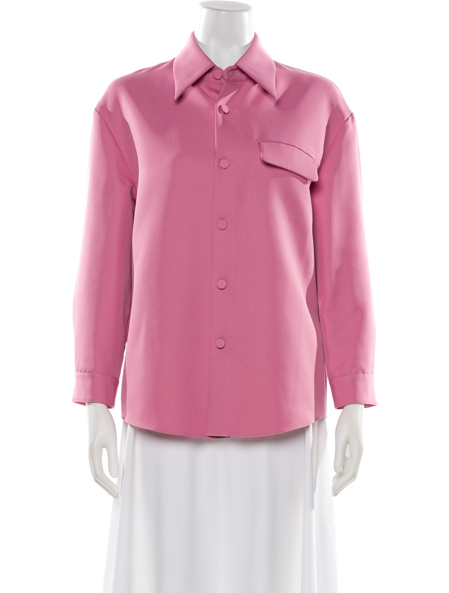 Gucci 2017 Long Sleeve Button-Up Top