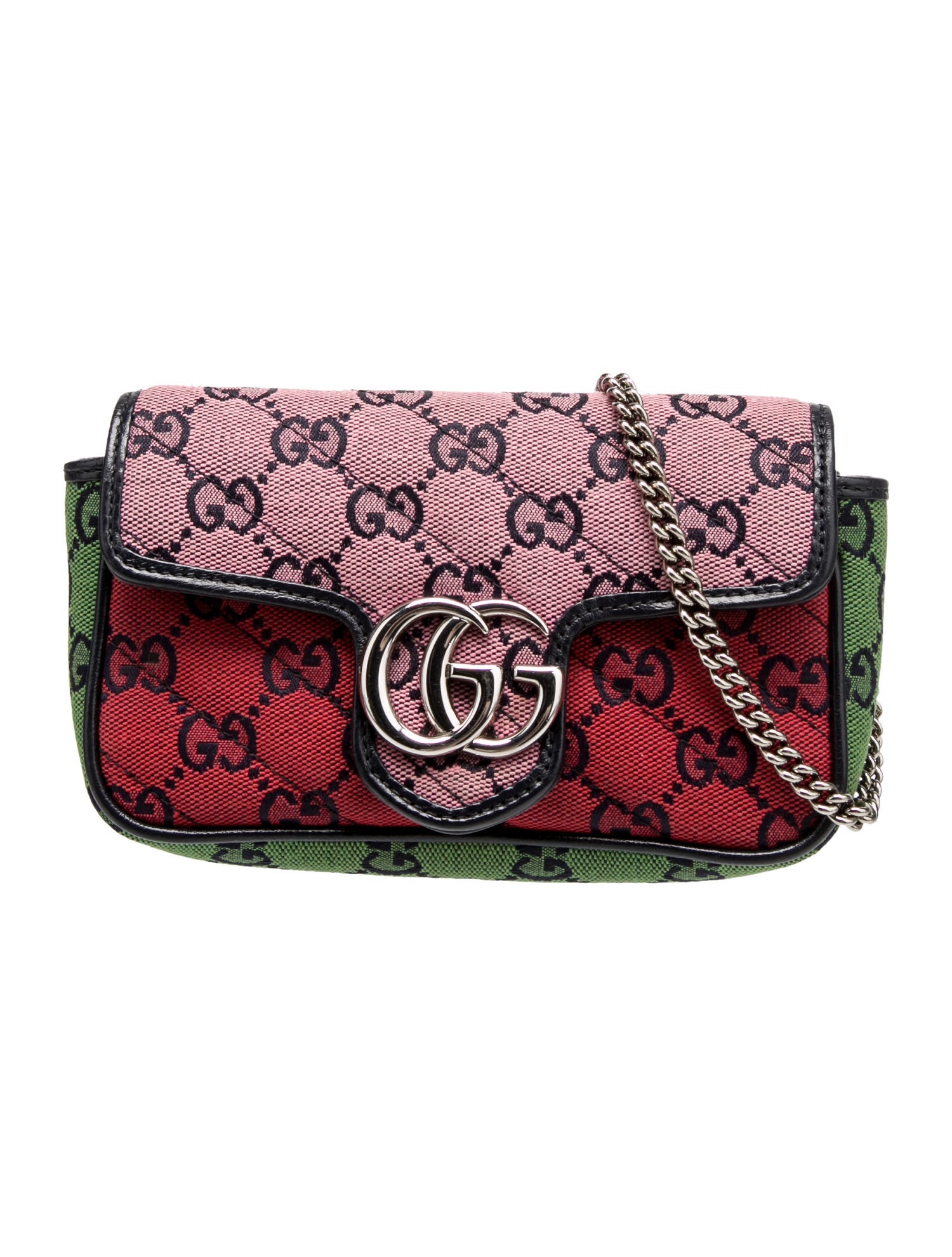 Gucci GG Denim Marmont Super Mini