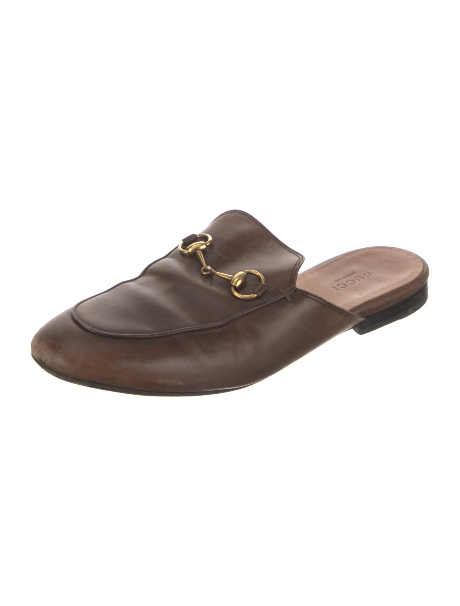 Gucci Princetown Horsebit Accent Mules