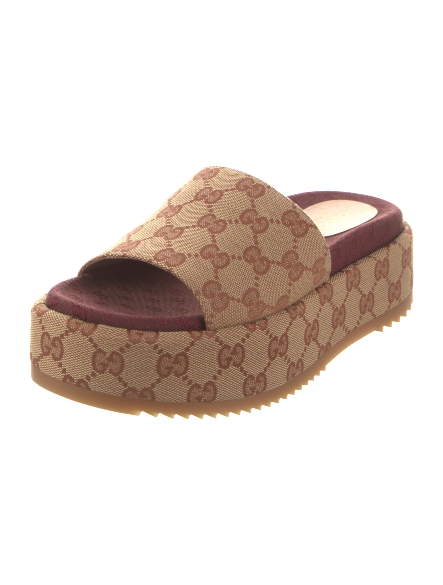 Gucci GG Canvas Canvas Slides