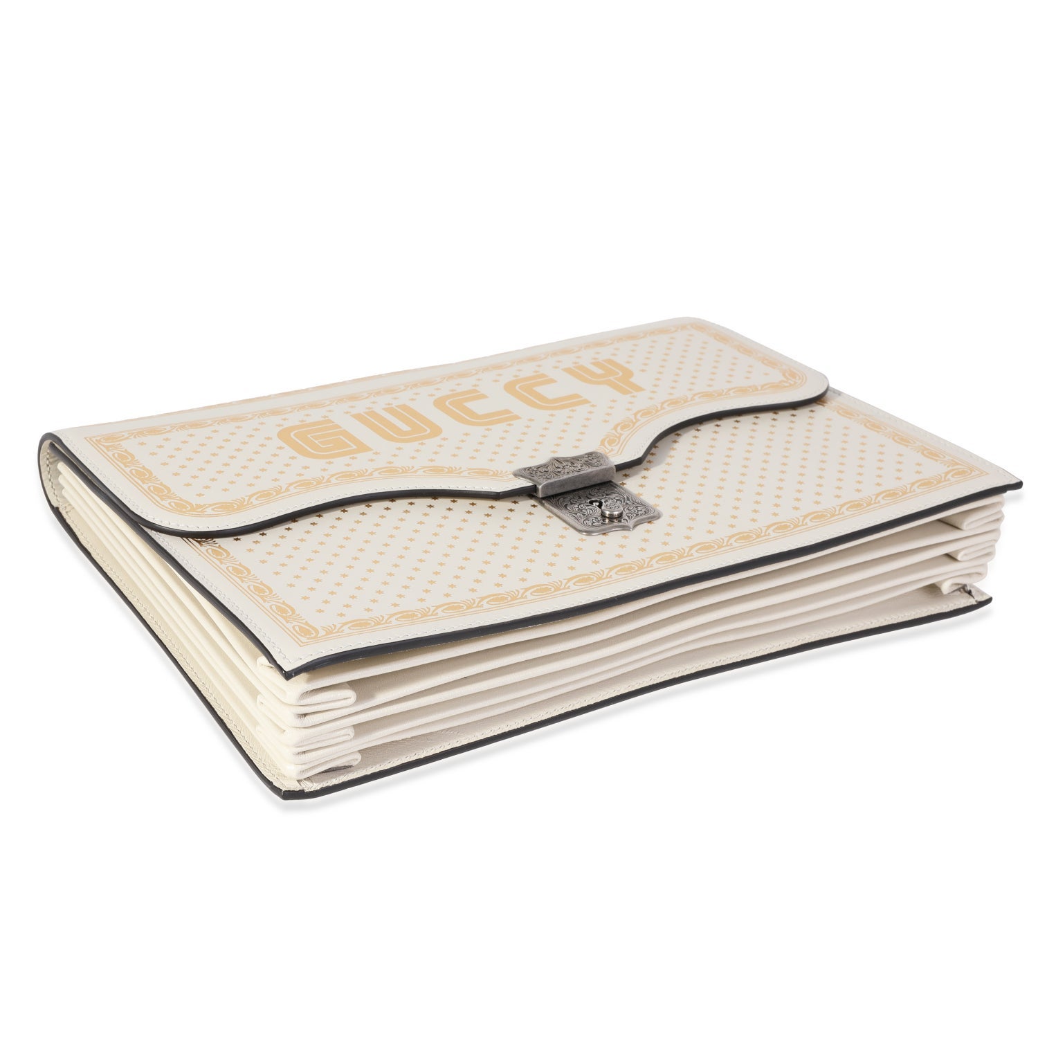 Gucci Calfskin GUCCY Portfolio Clutch