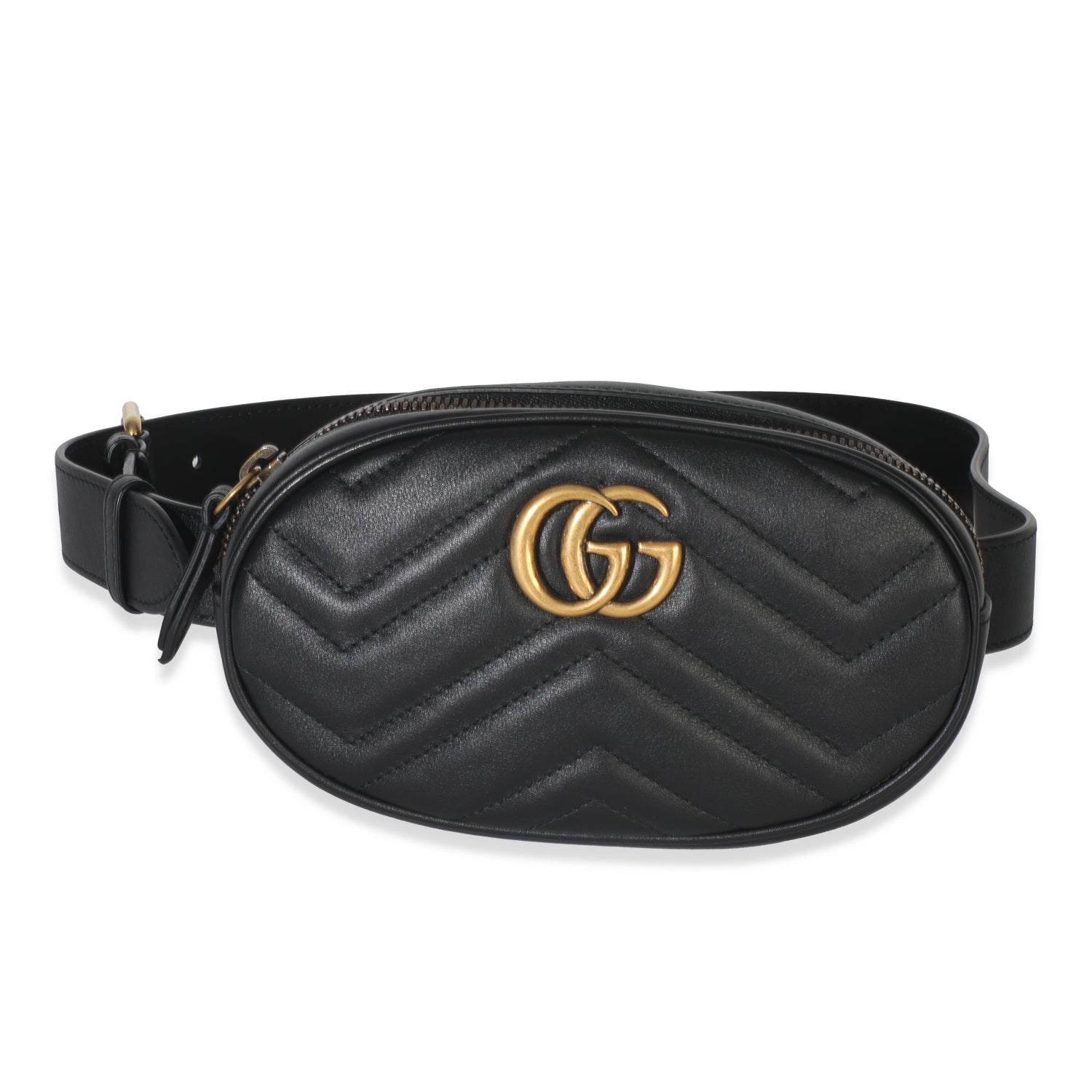 Gucci Calfskin GG Marmont Belt Bag