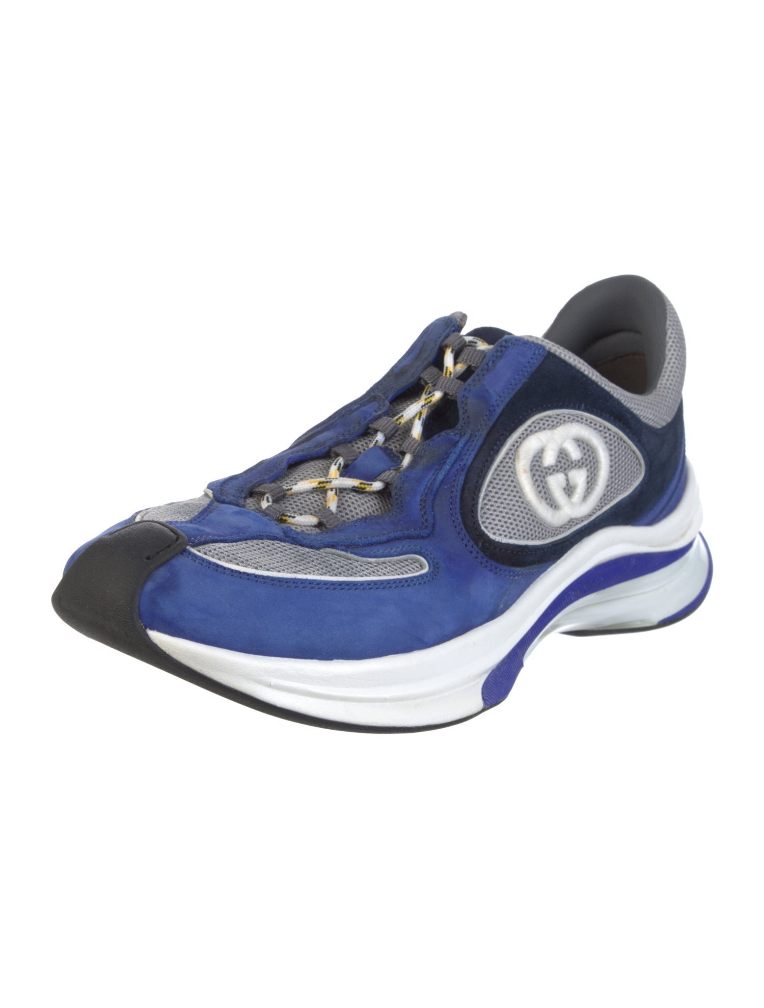 Gucci Suede Printed Sneakers