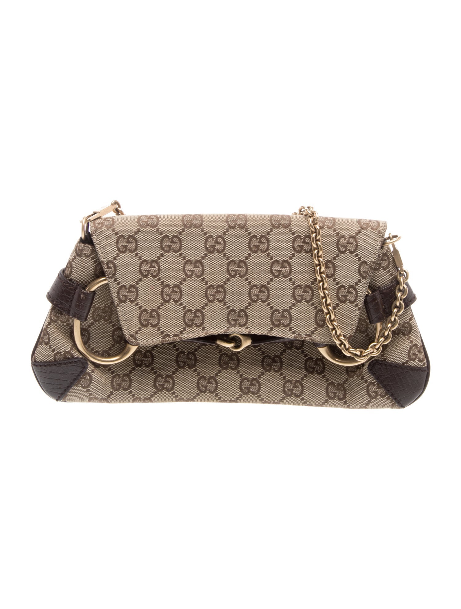 Gucci GG Canvas Horsebit Chain