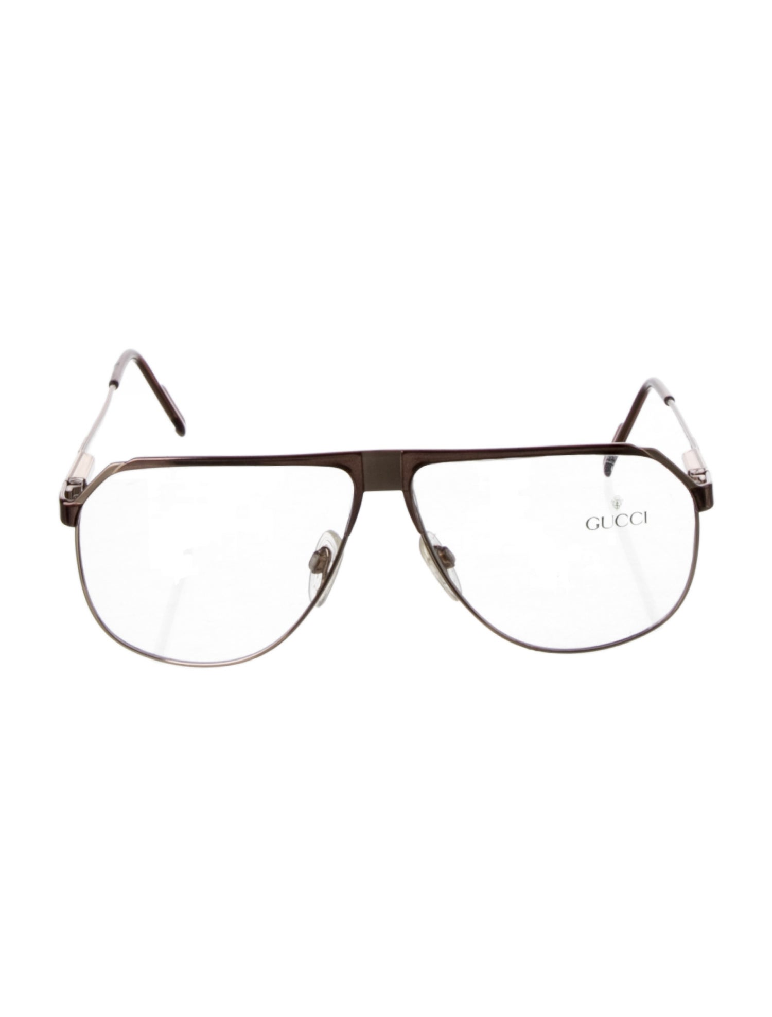 Gucci Web Accent Aviator Eyeglasses