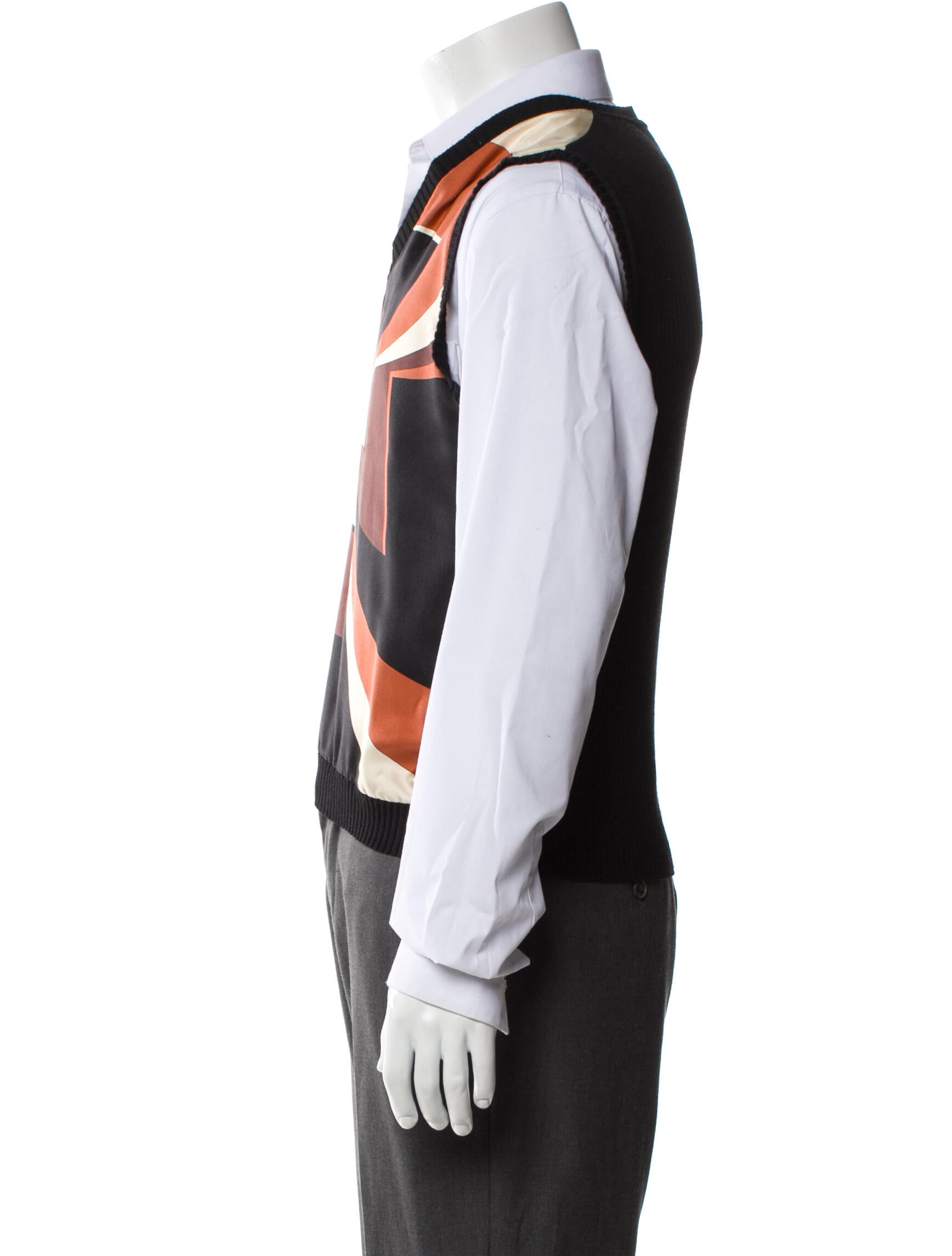 Gucci Silk Printed Sweater Vest