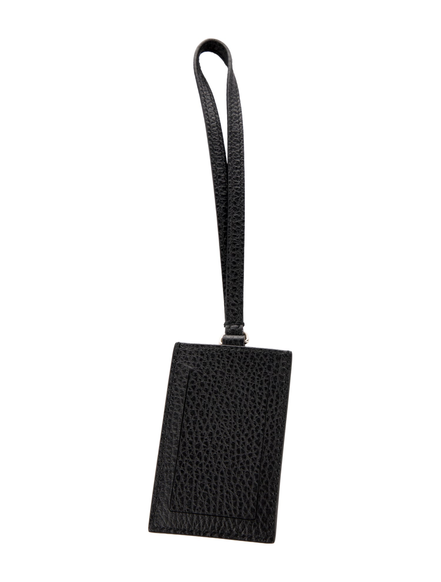 Gucci Interlocking G Leather Luggage Tag