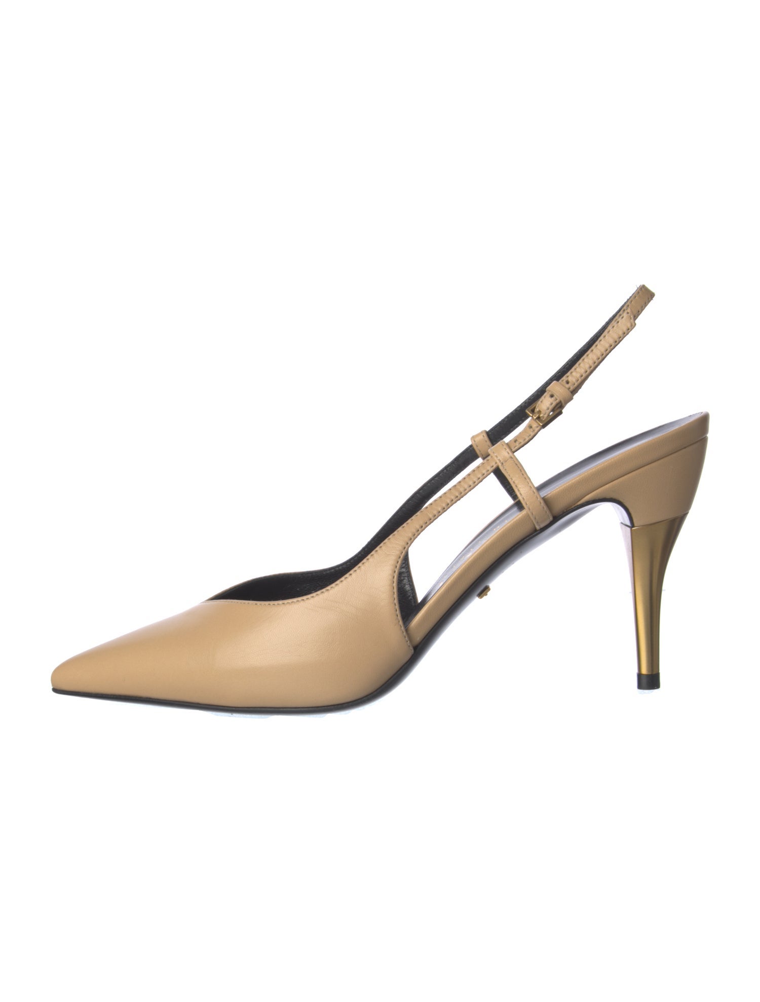 Gucci Leather Slingback Pumps
