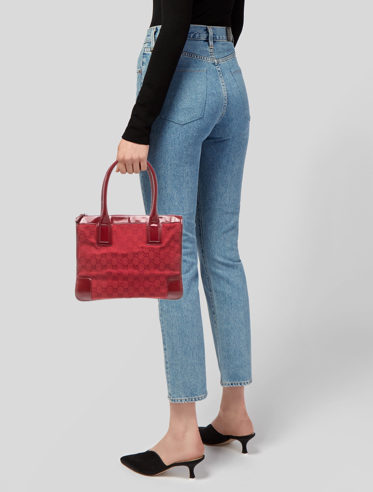 Gucci GG Canvas Top Handle Bag