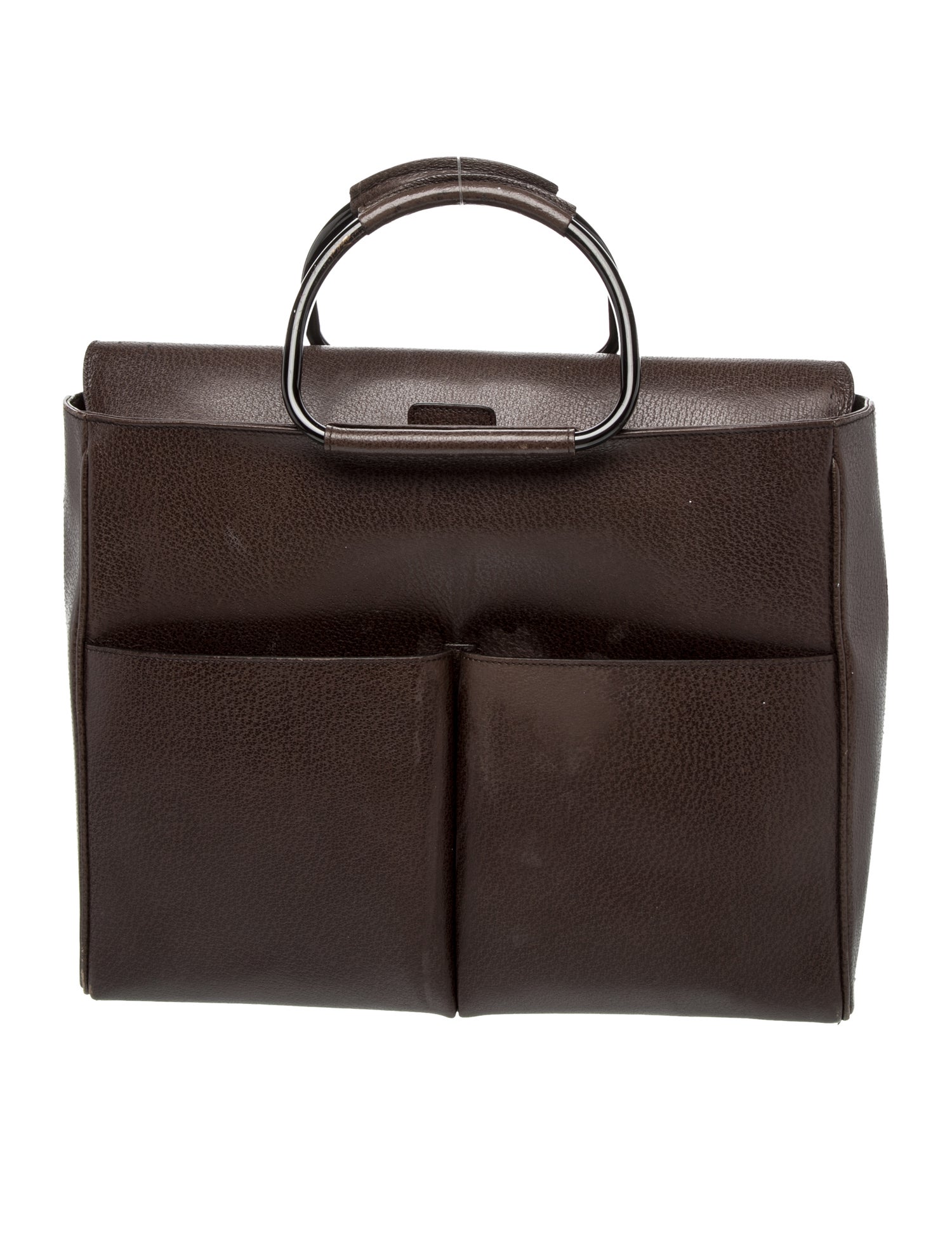 Gucci Leather Top Handle Bag