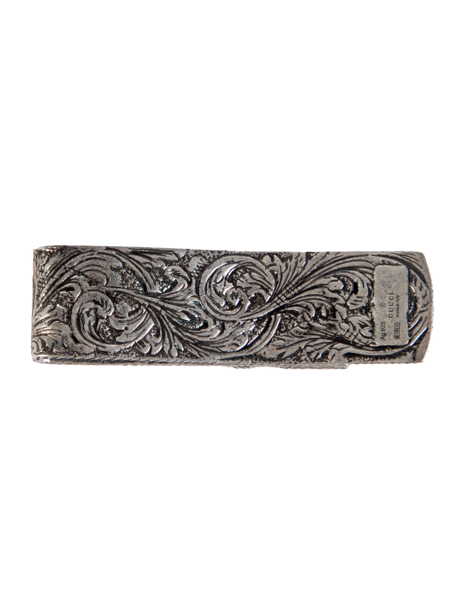 Gucci Arabesque Metal Money Clip