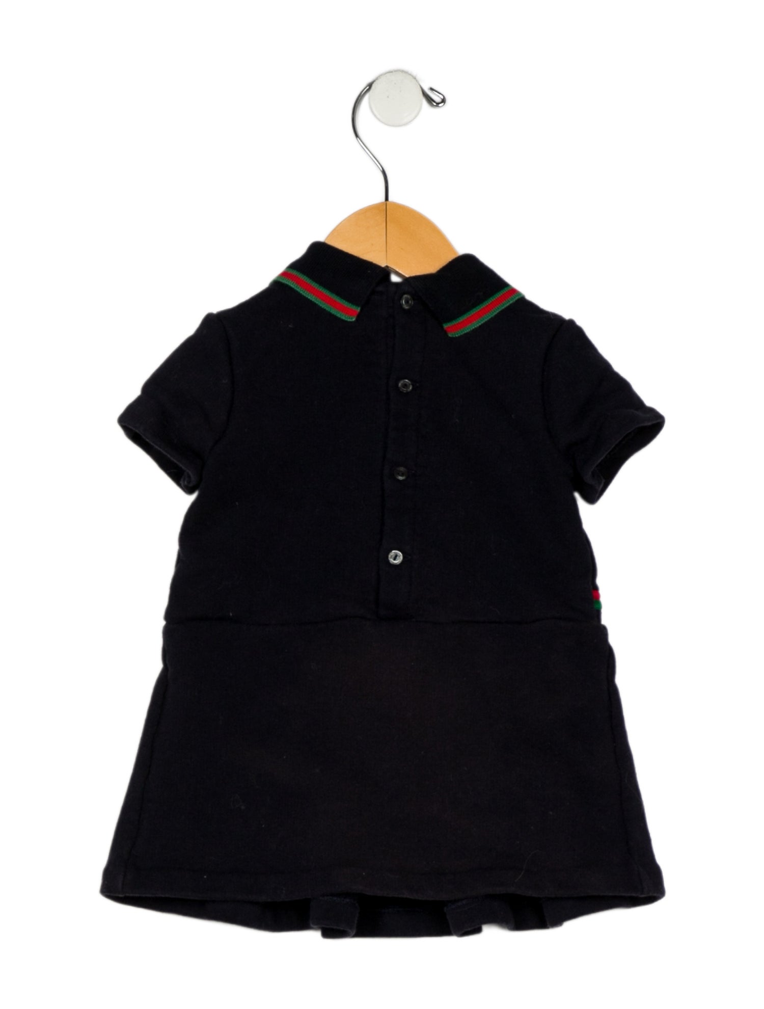 Gucci Cotton blue patterned short sleeve dress