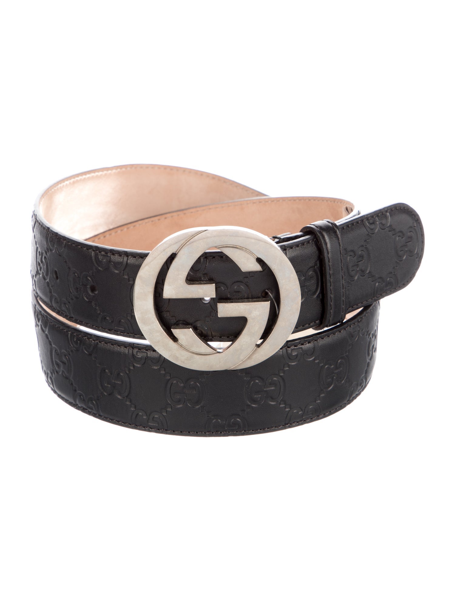 Gucci Interlocking G Logo Leather Belt Kit