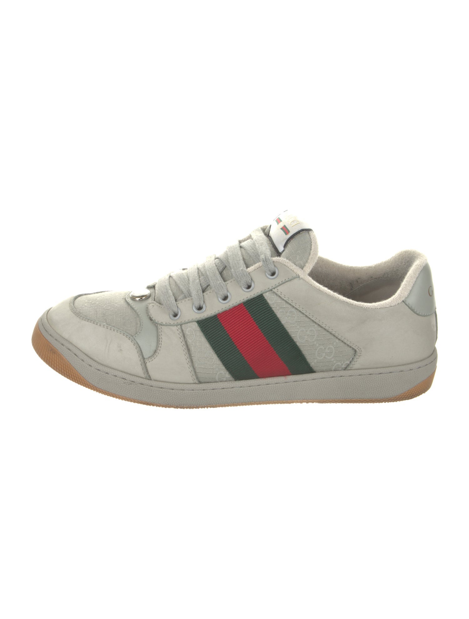 Gucci GG Canvas Leather Sneakers