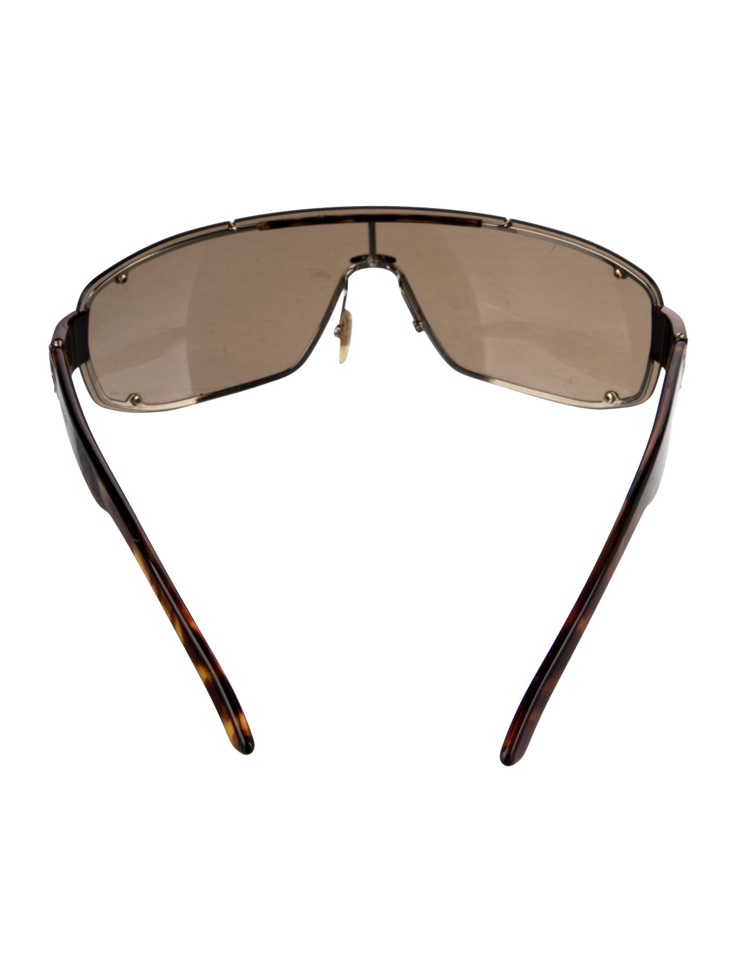Gucci Shield Mirrored Sunglasses