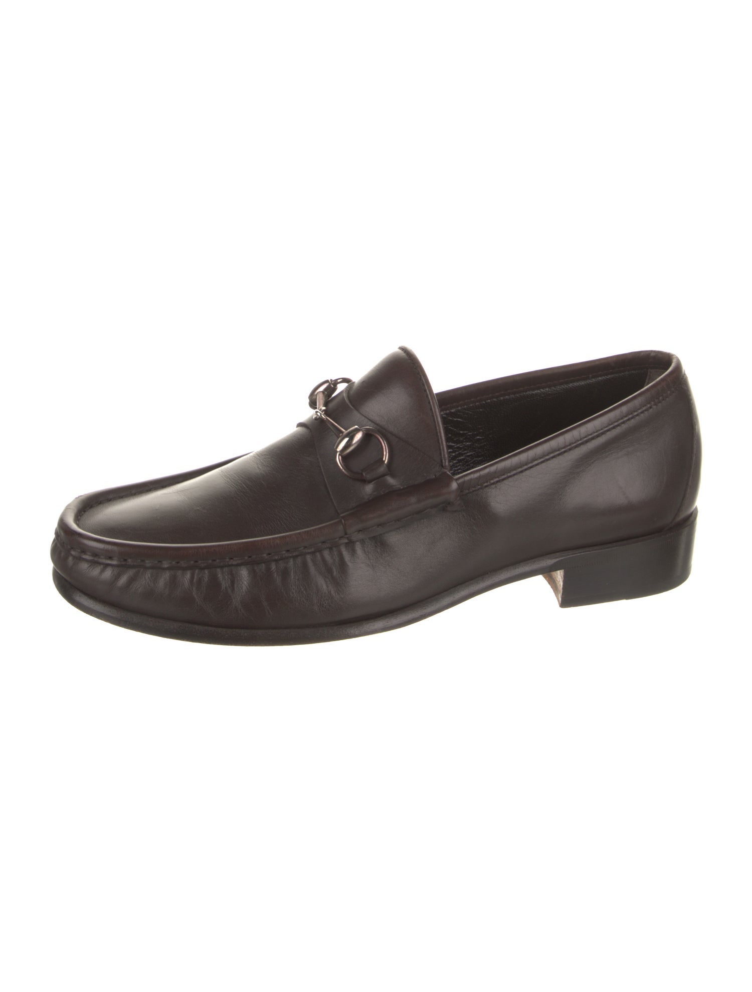 Gucci Horsebit Accent Leather Monk Straps