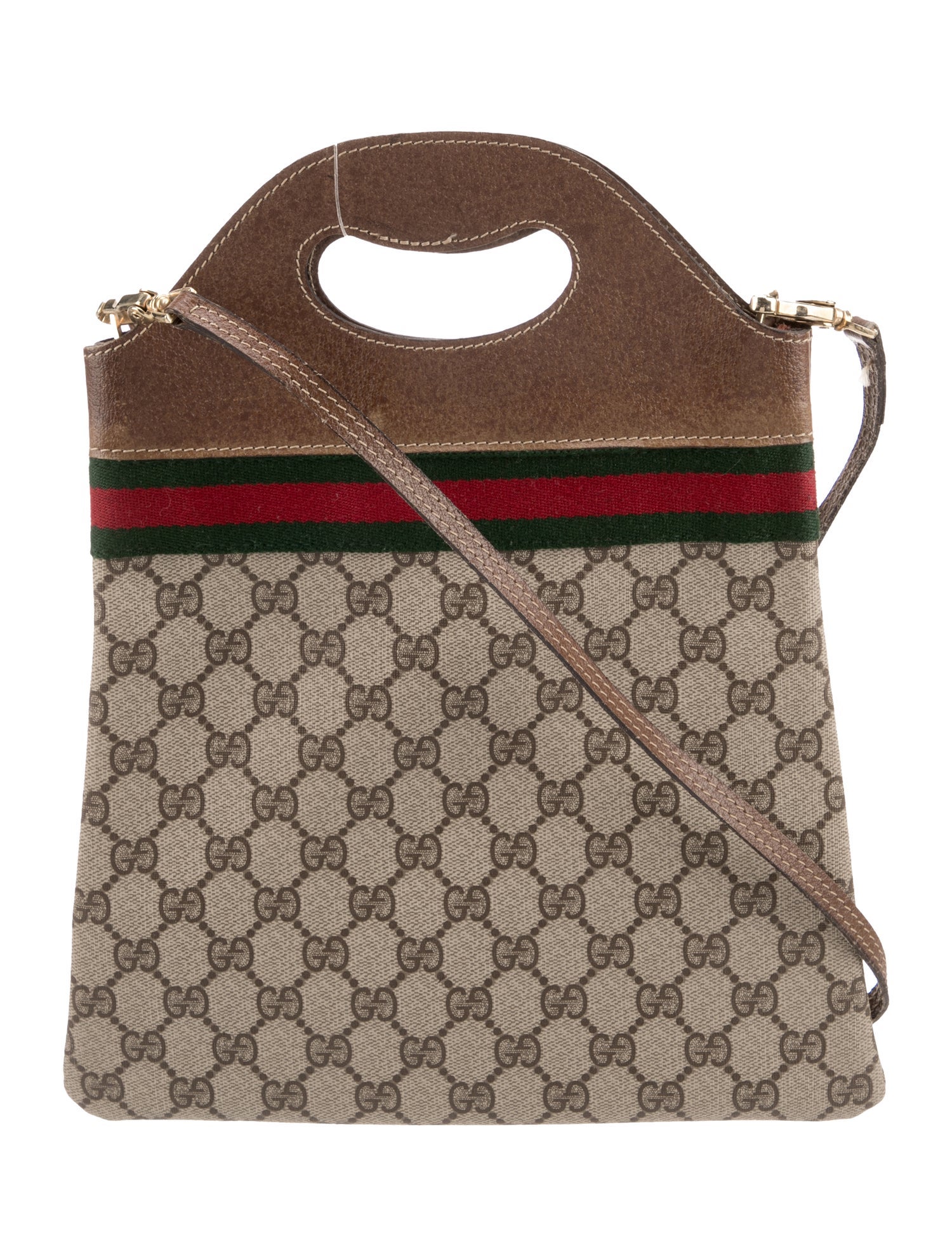 Gucci GG Canvas Top Handle Bag Vintage