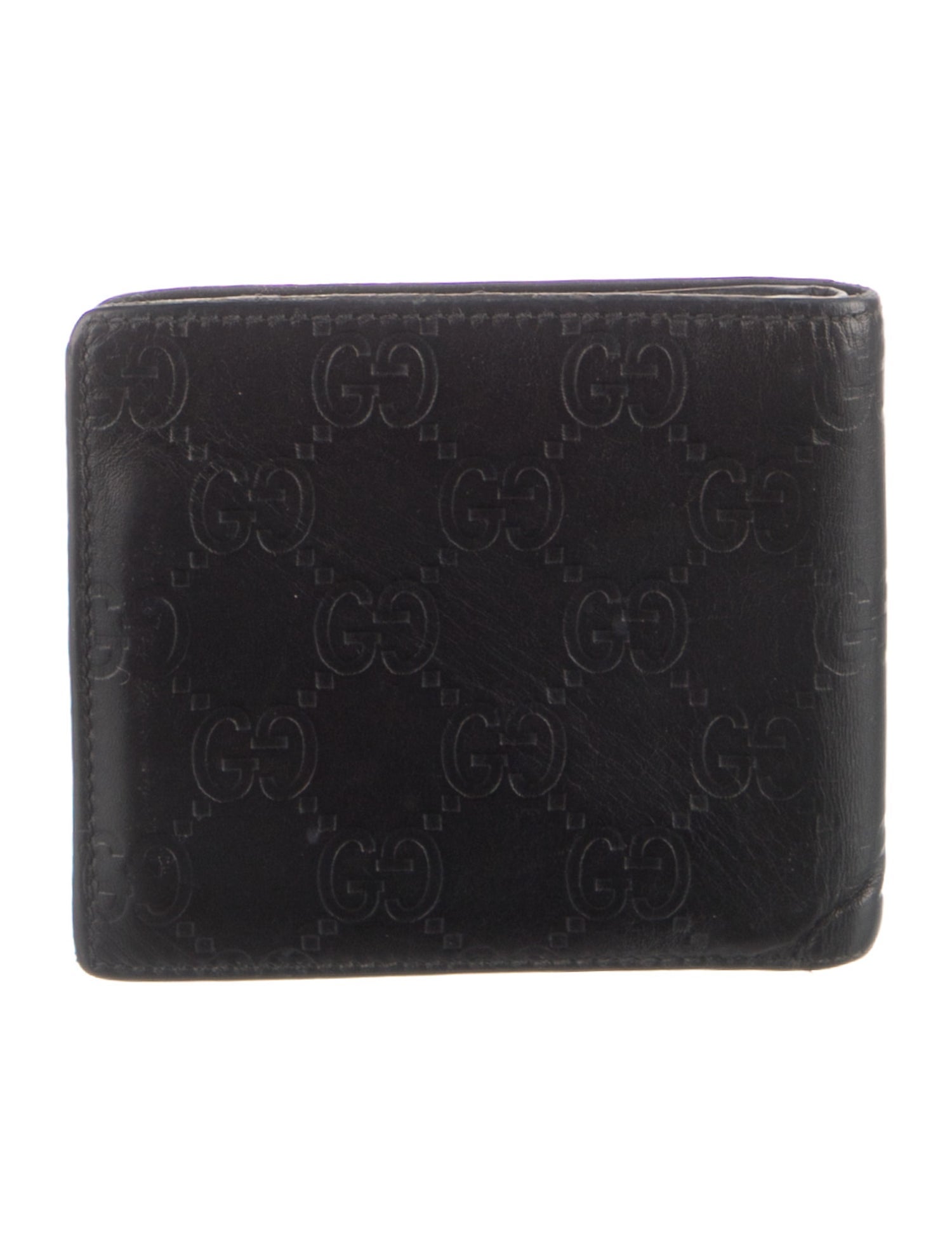 Gucci Interlocking G Logo Leather Bifold Wallet