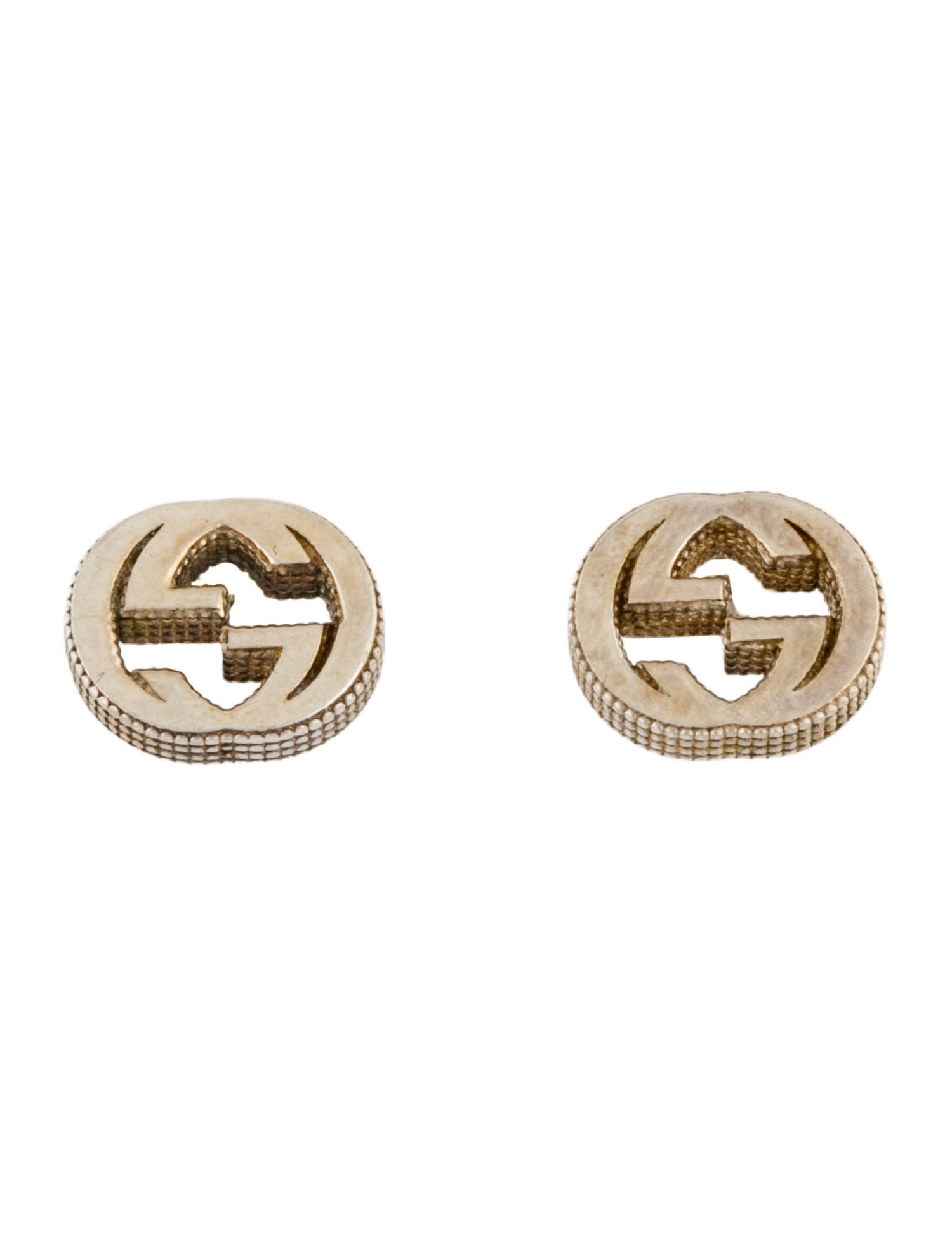 Gucci Interlocking G Stud Earrings