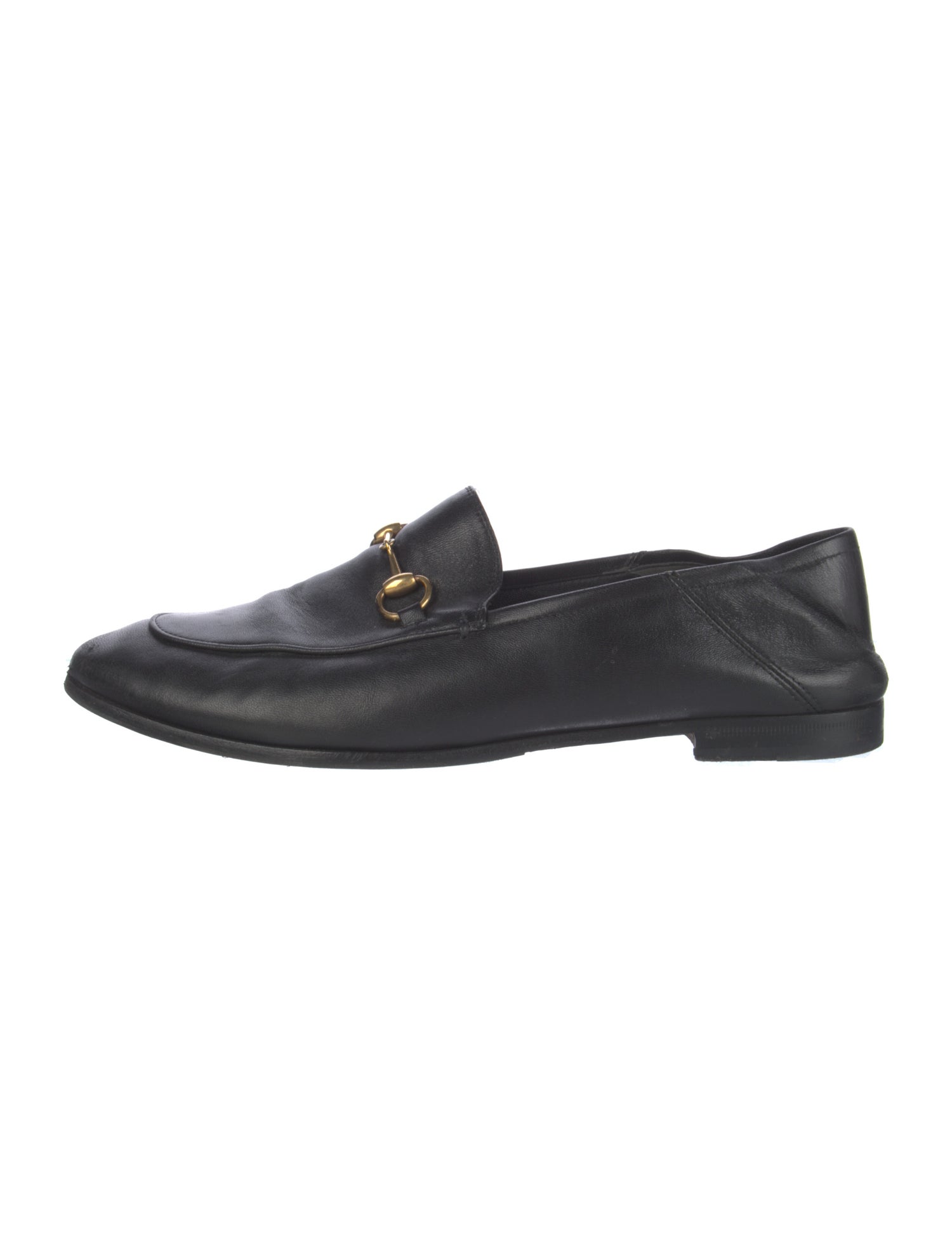 Gucci Horsebit Accent Leather Dress Loafers