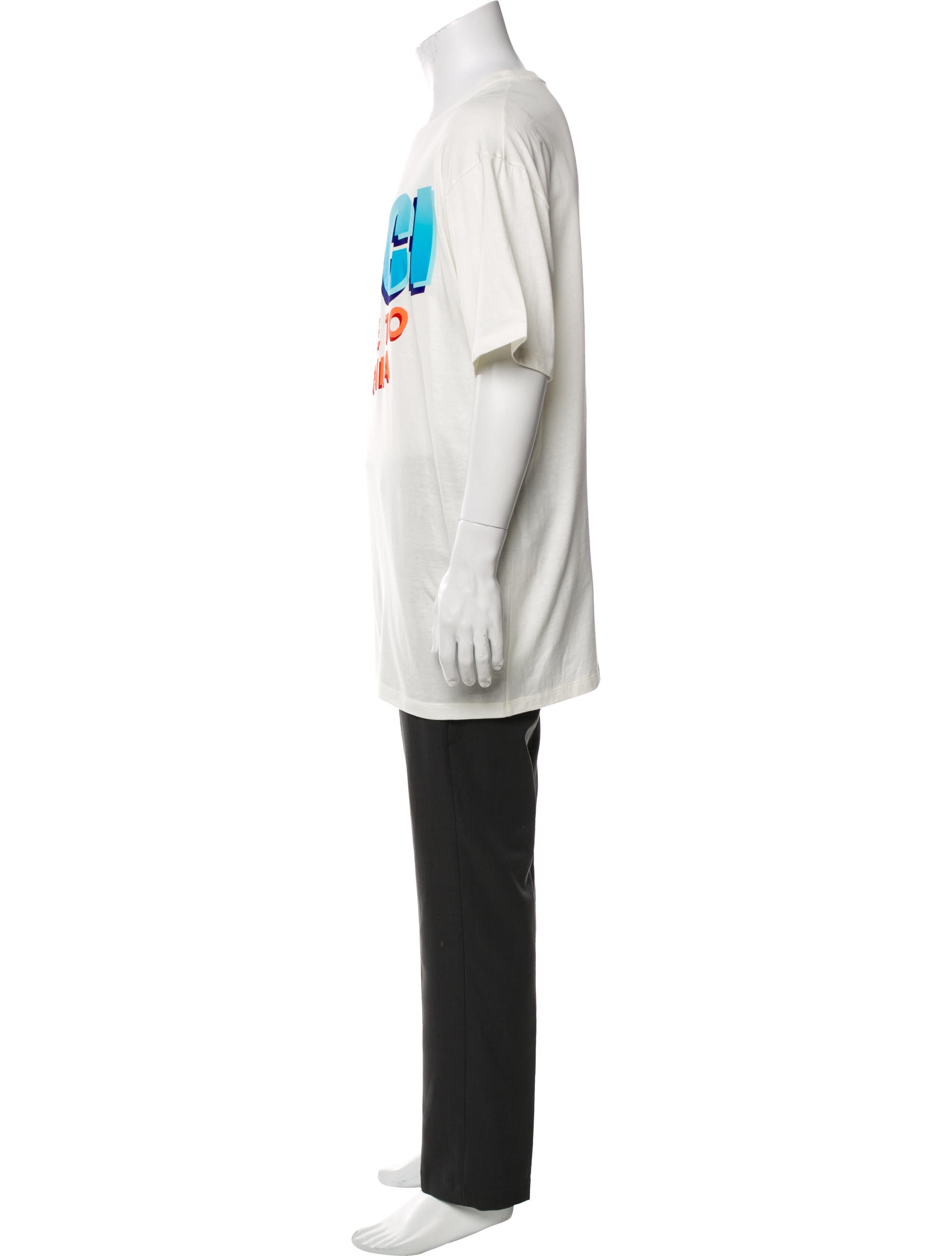 Gucci Graphic Print Crew Neck T-Shirt