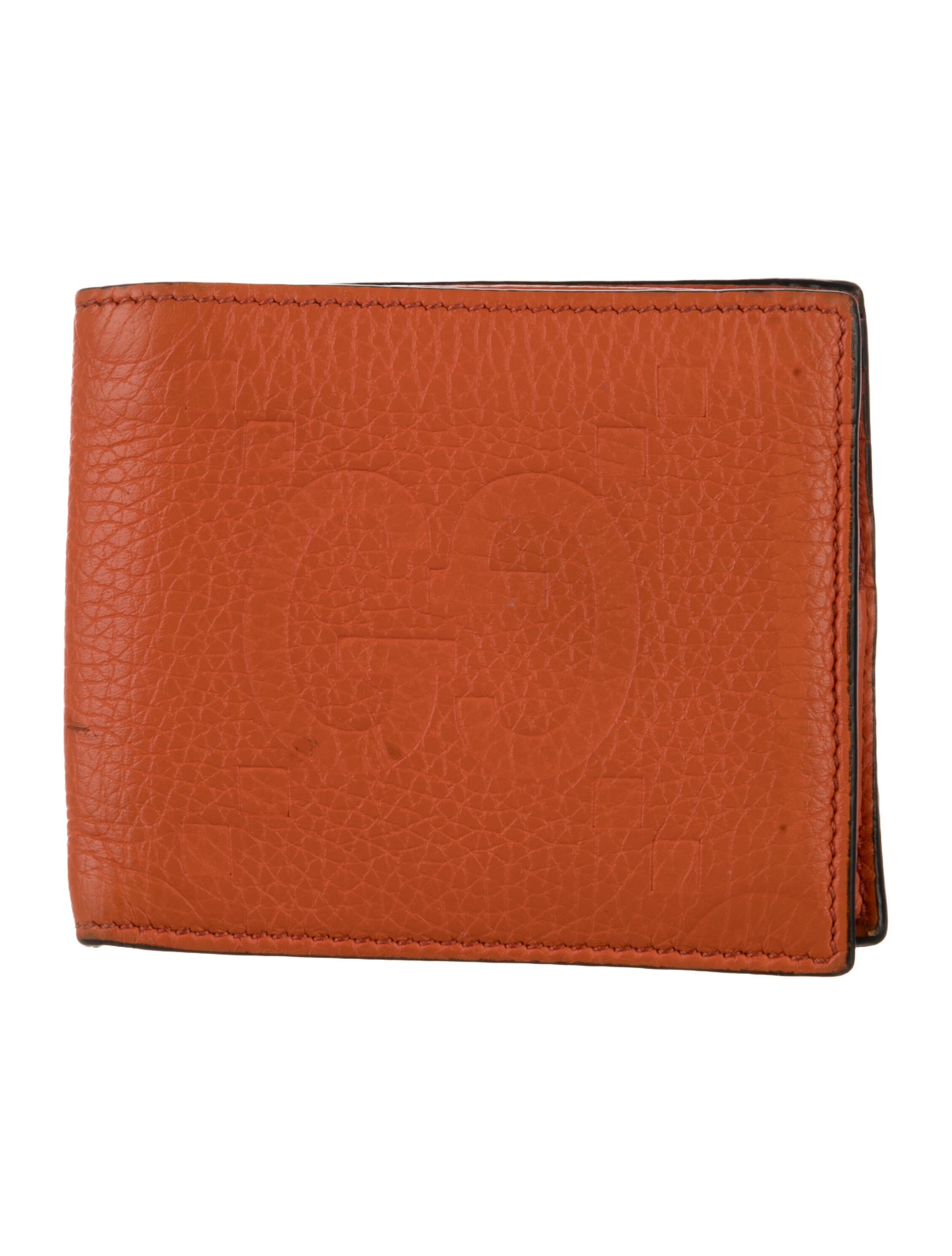 Gucci Jumbo GG Leather Bifold GG Embossed Wallet
