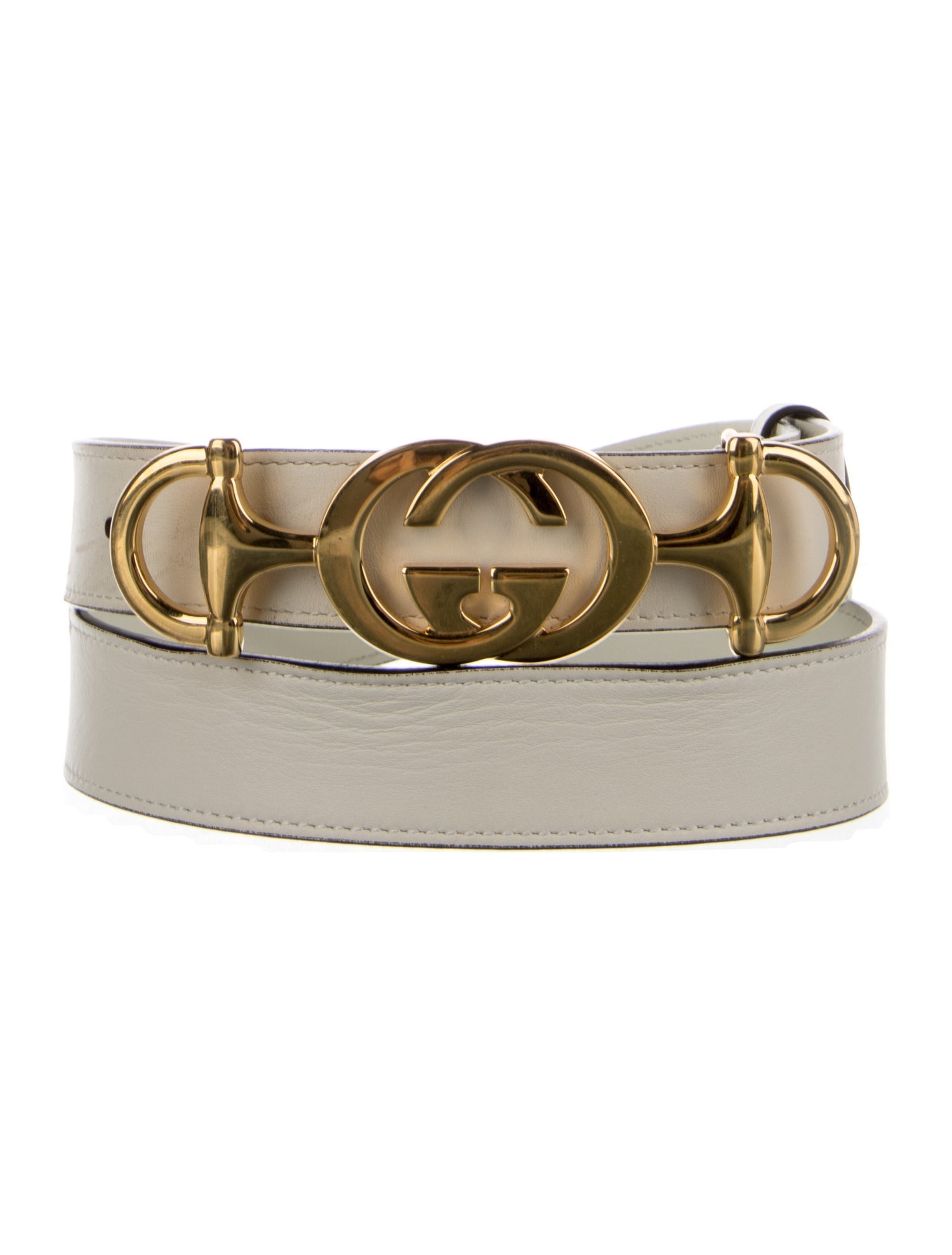 Gucci Interlocking G Logo Leather Belt