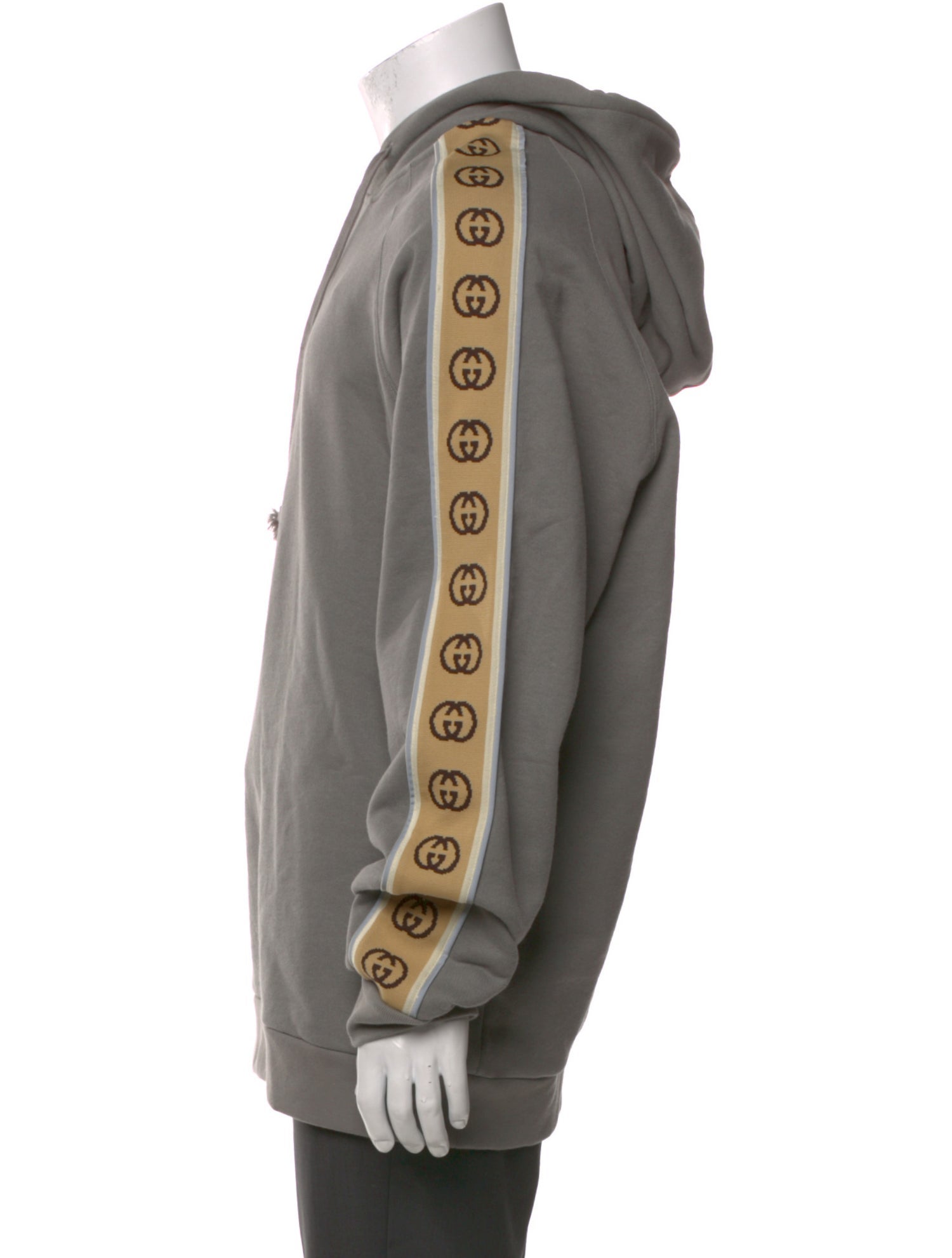 Gucci Interlocking G Logo Crew Neck Hoodie w/ Tags