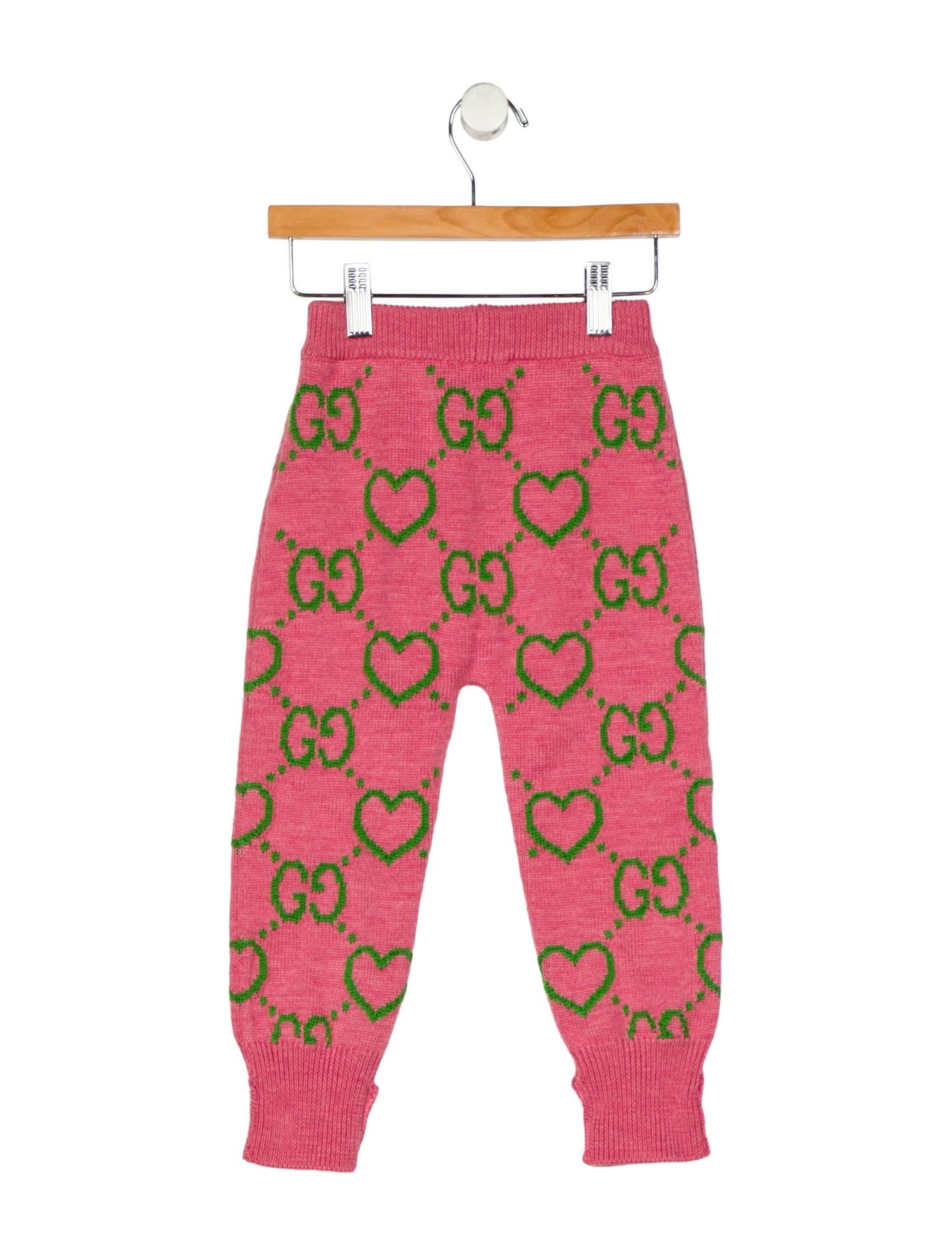 Gucci Girls' Wool Knit GG Pants w/Tags