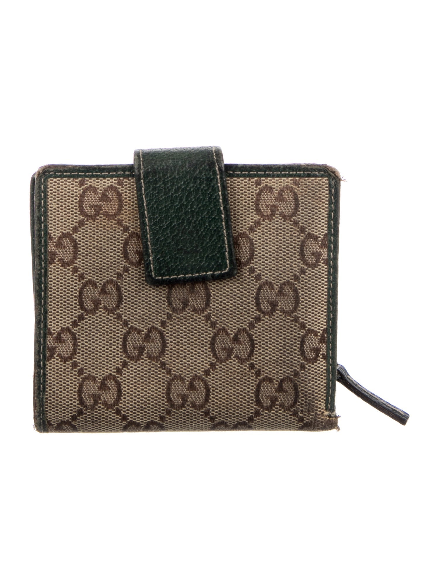 Gucci GG Canvas Canvas French Purse