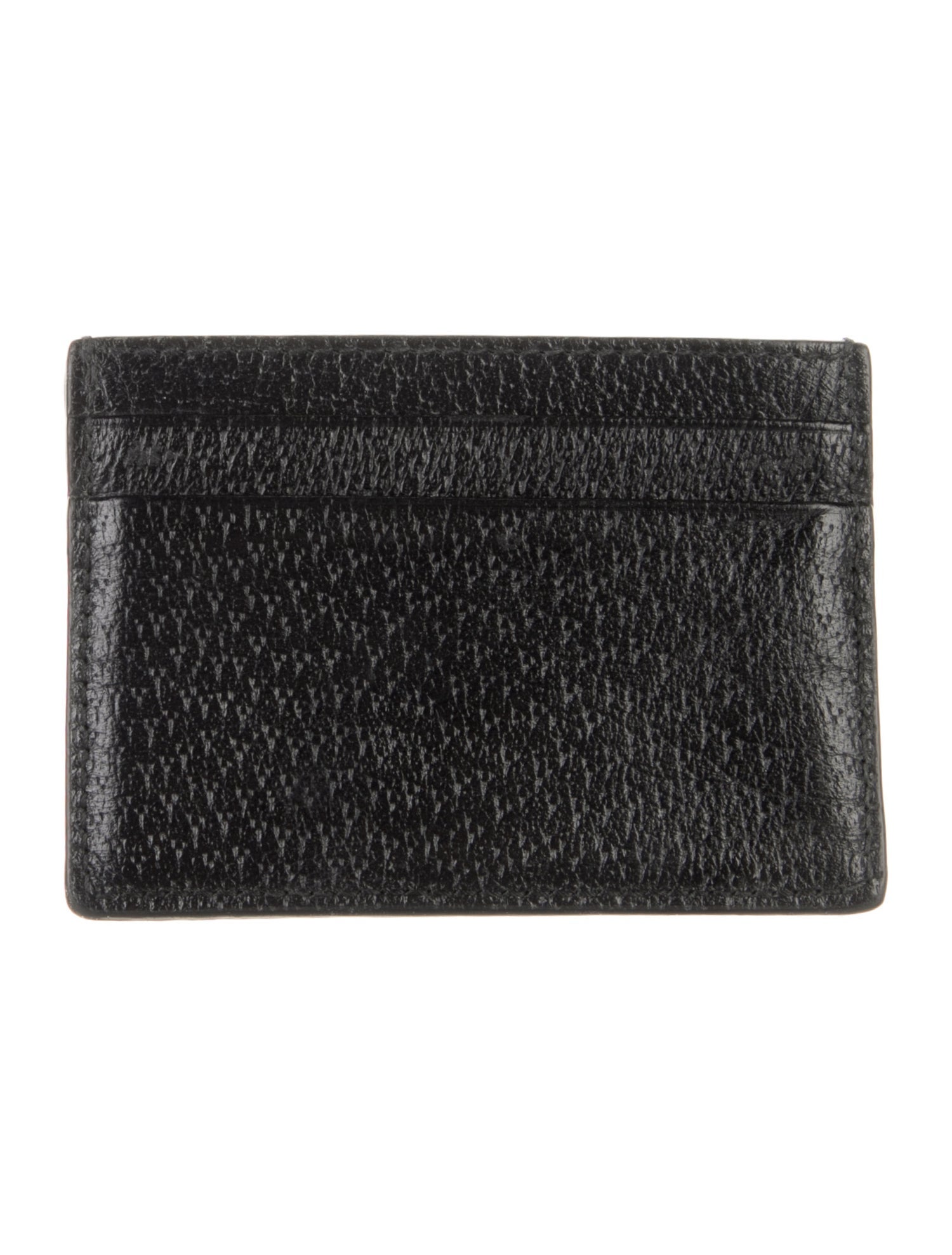 Gucci Animalier Bee Leather Card Case Bee Accent Card Holder