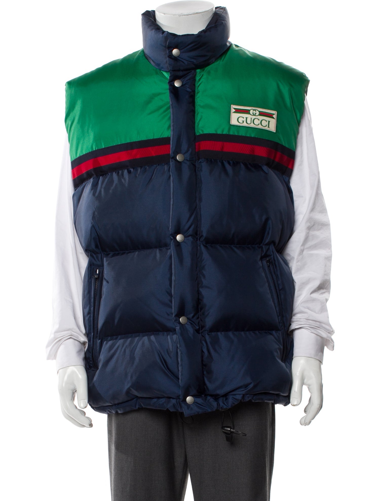 Gucci 2022 Web Accent Vest w/ Tags
