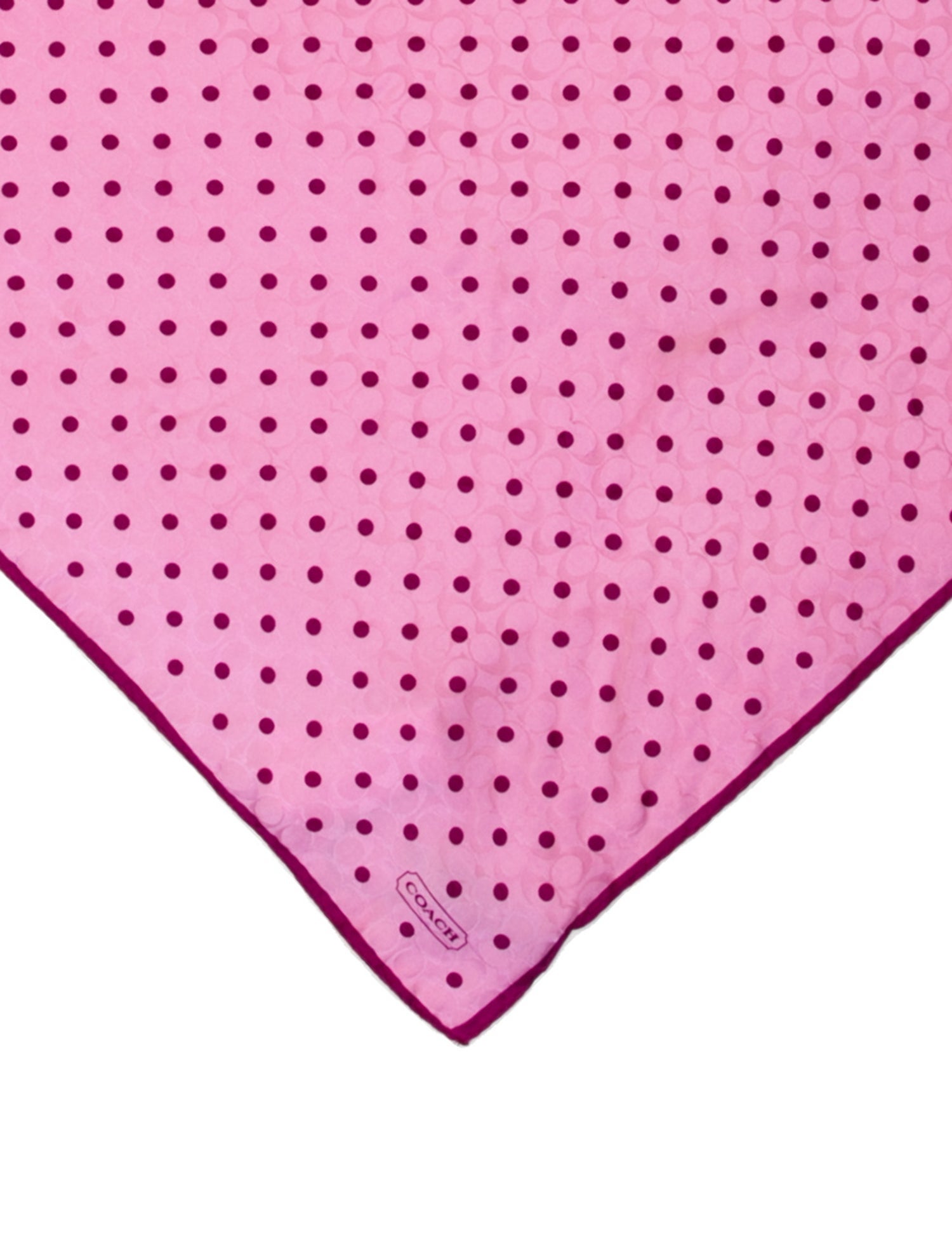 Gucci Silk Polka Dot Print Scarf