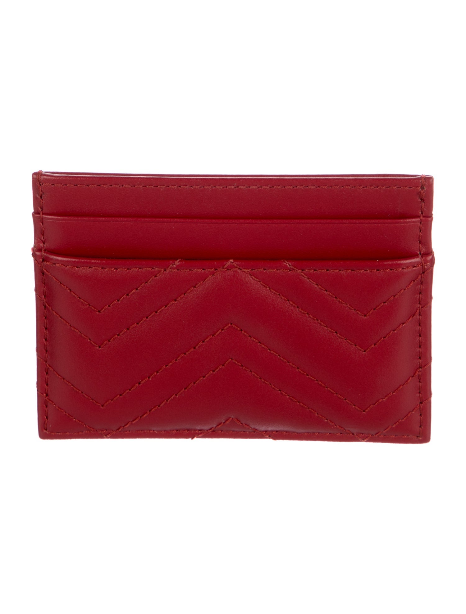 Gucci GG Marmont Card Case Double G Logo Wallet