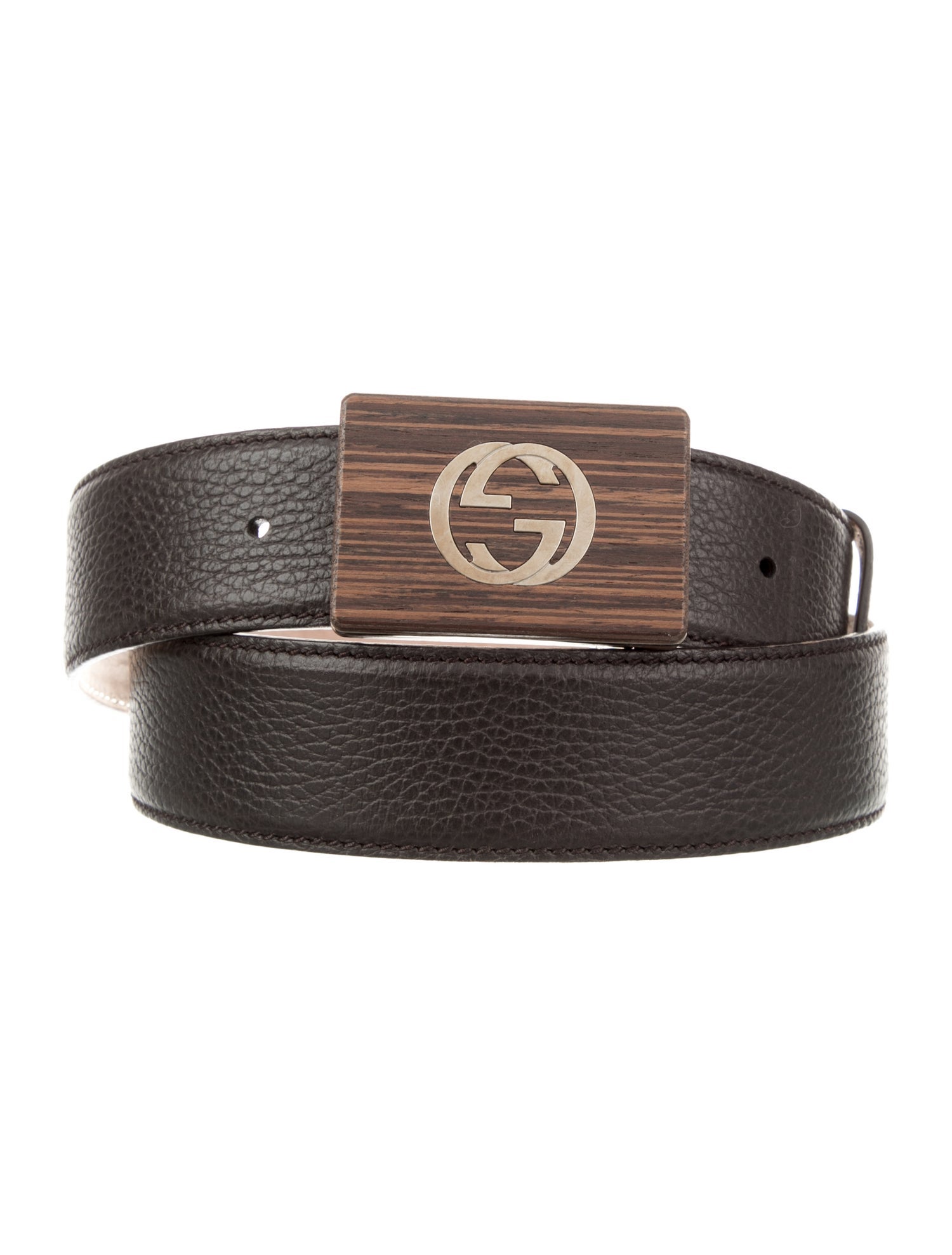 Gucci Interlocking G Logo Leather Waist Belt
