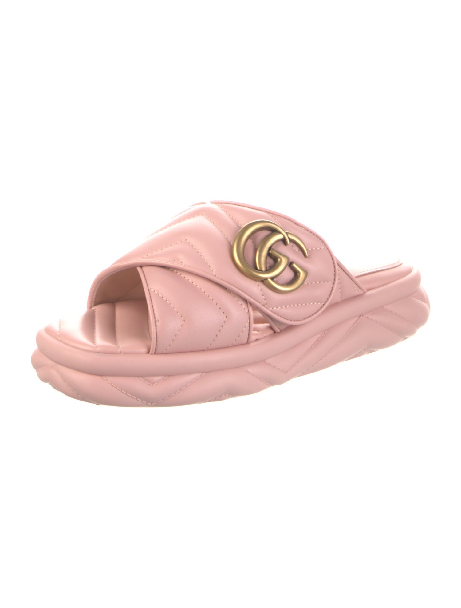 Gucci Leather Slides