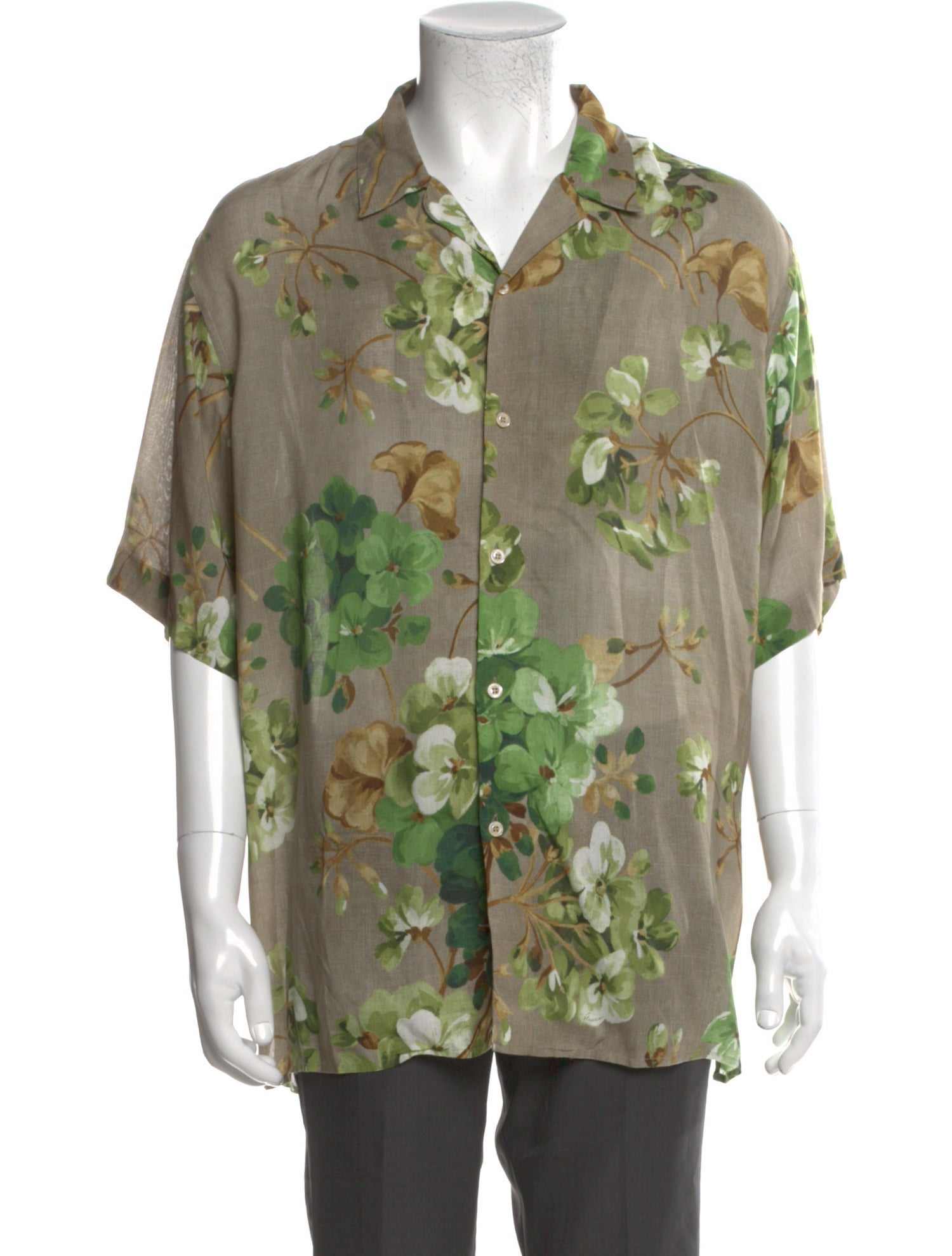 Gucci 2015 Floral Print Shirt
