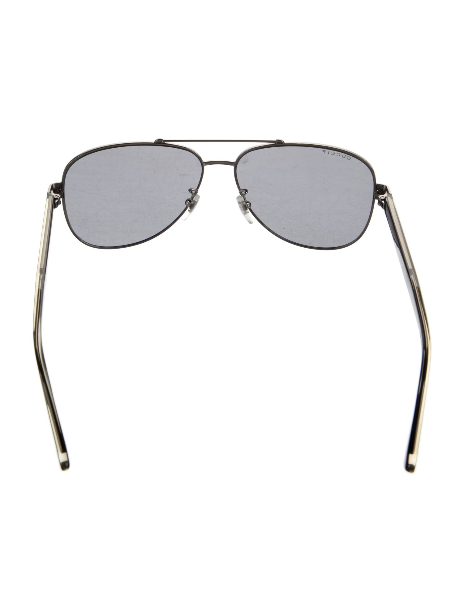 Gucci Web Accent Aviator Sunglasses